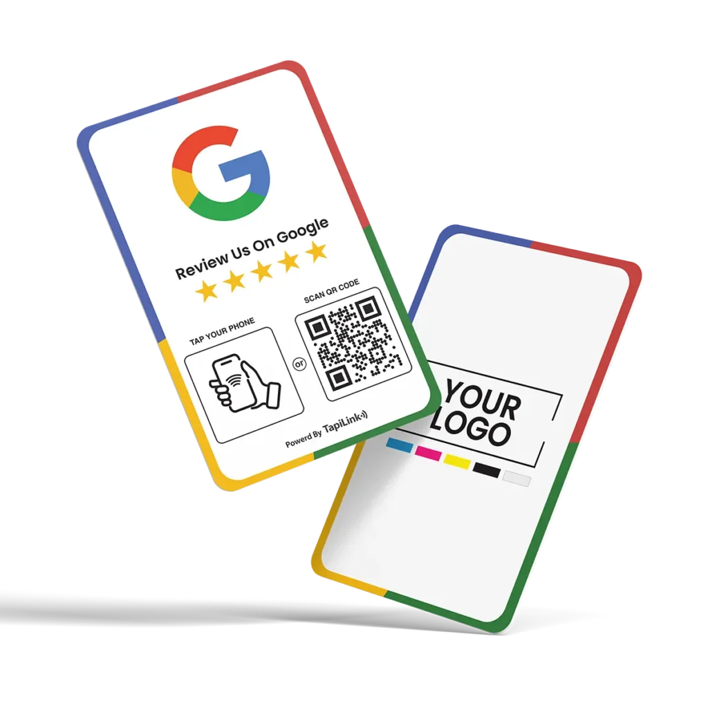 Top 5 Google Review Cards for UK Restaurants: Tap, Scan, Review