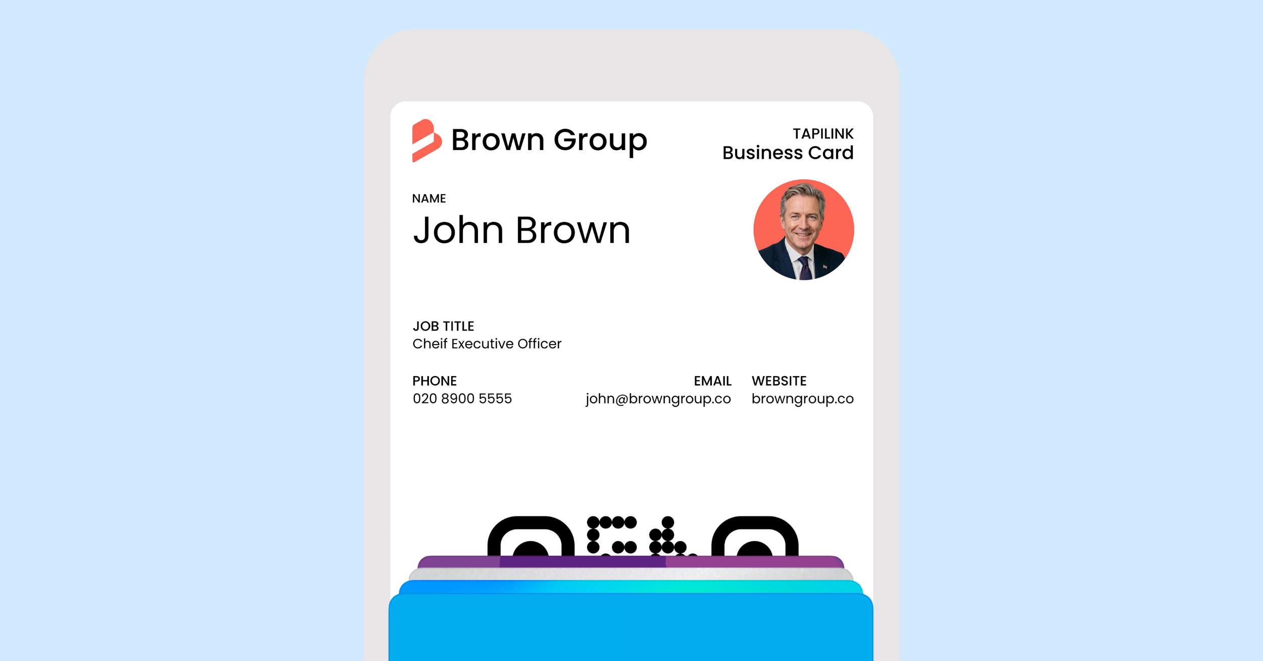 add digital business card to wallet