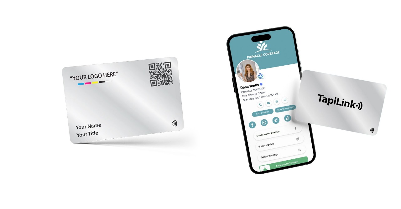 Tapilink's PVC Business card