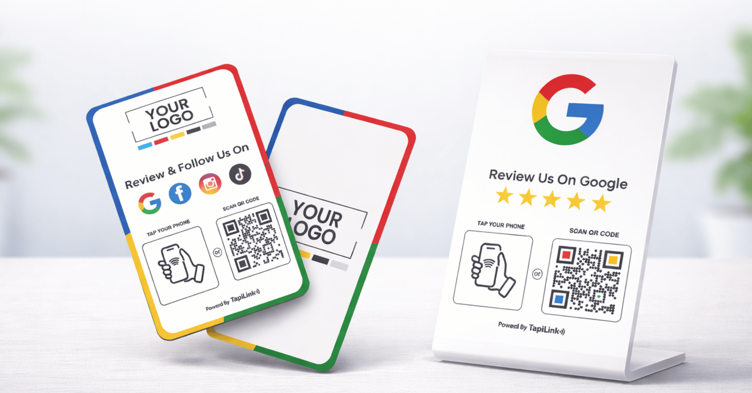 NFC Google Review Card vs. QR Review Stands
