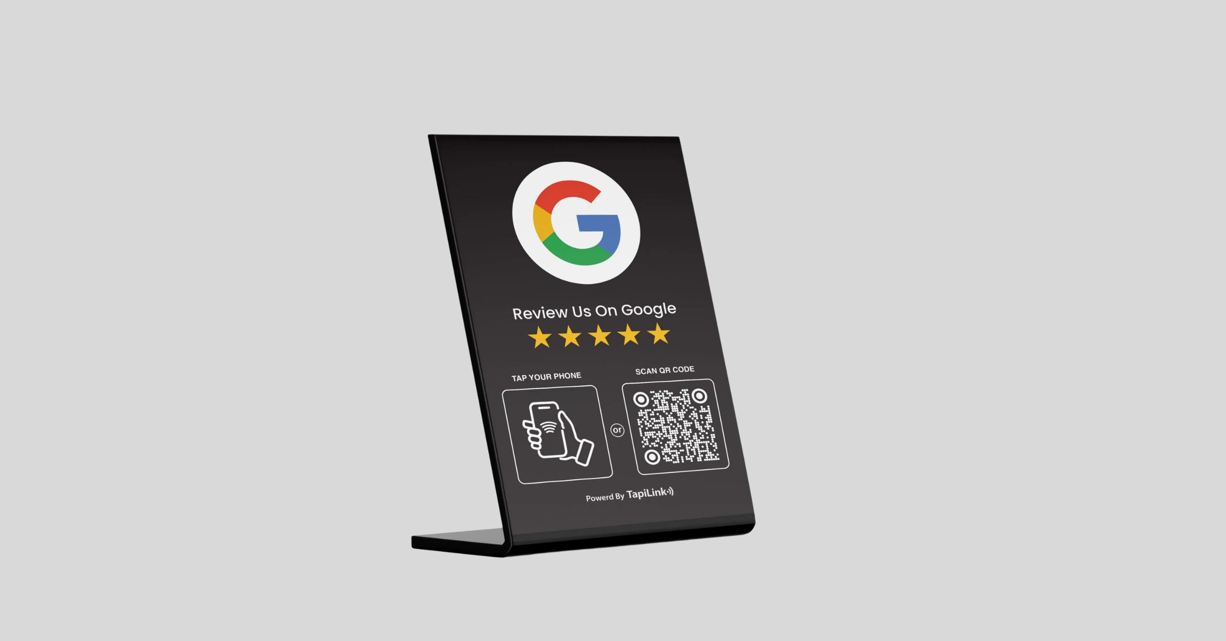 Google Review Stand vs QR Code Posters