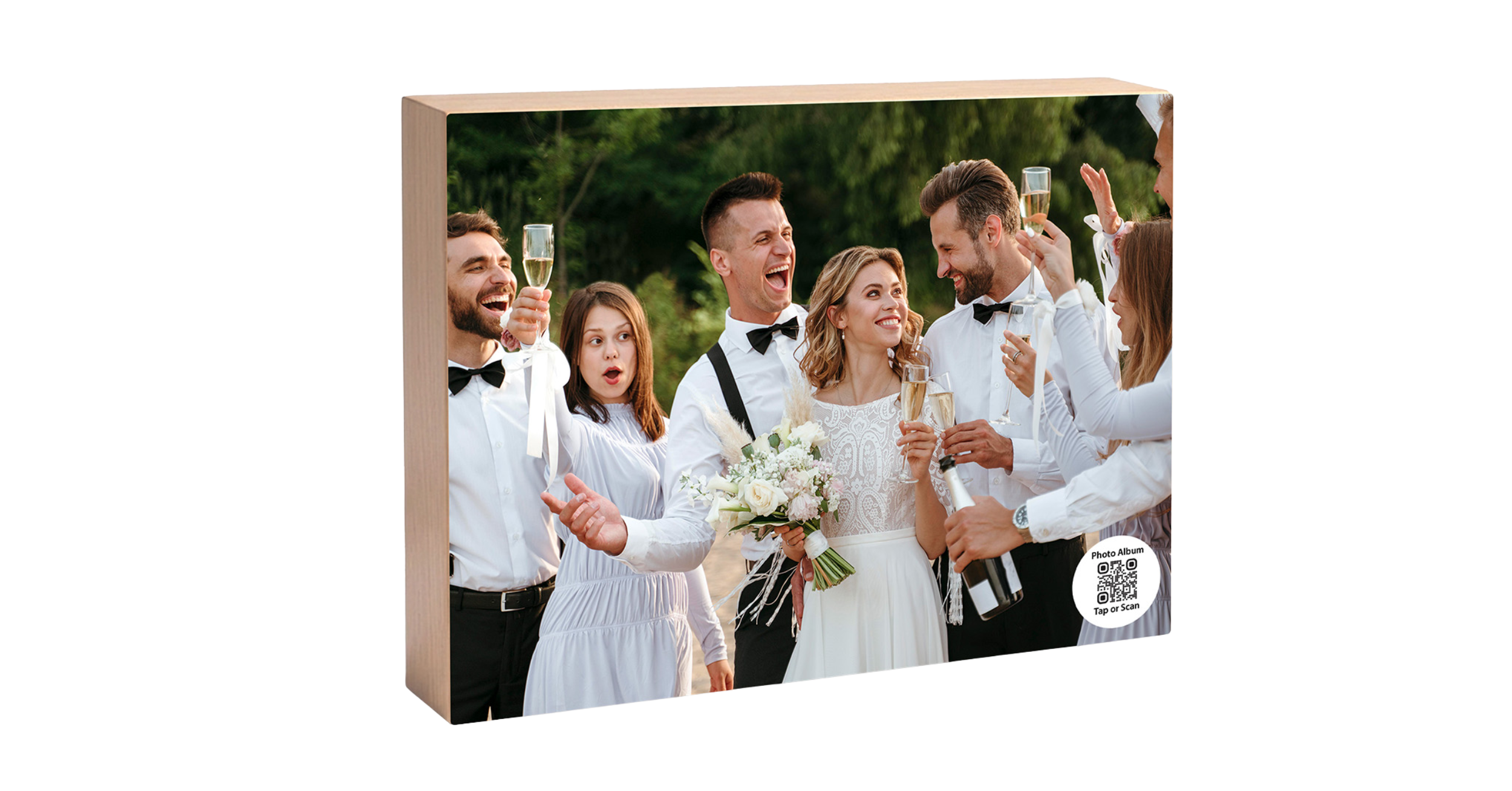 personalised photo block