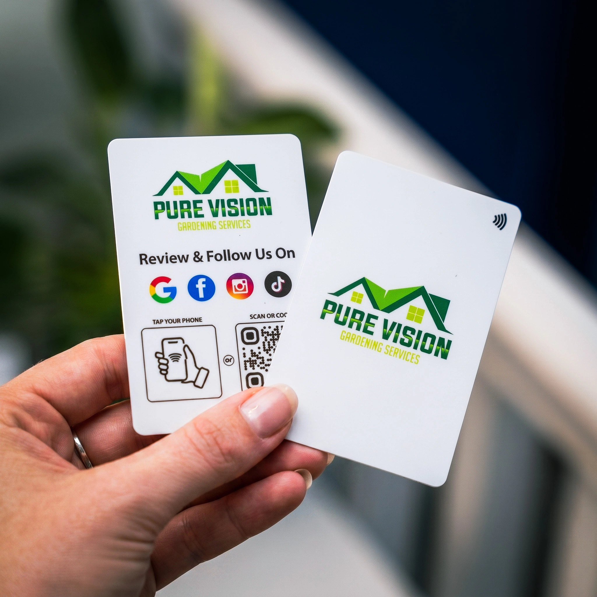 QR & NFC Review Cards