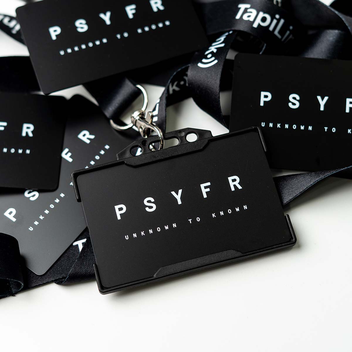 Black Premium PVC Digital Business Card (Hover)