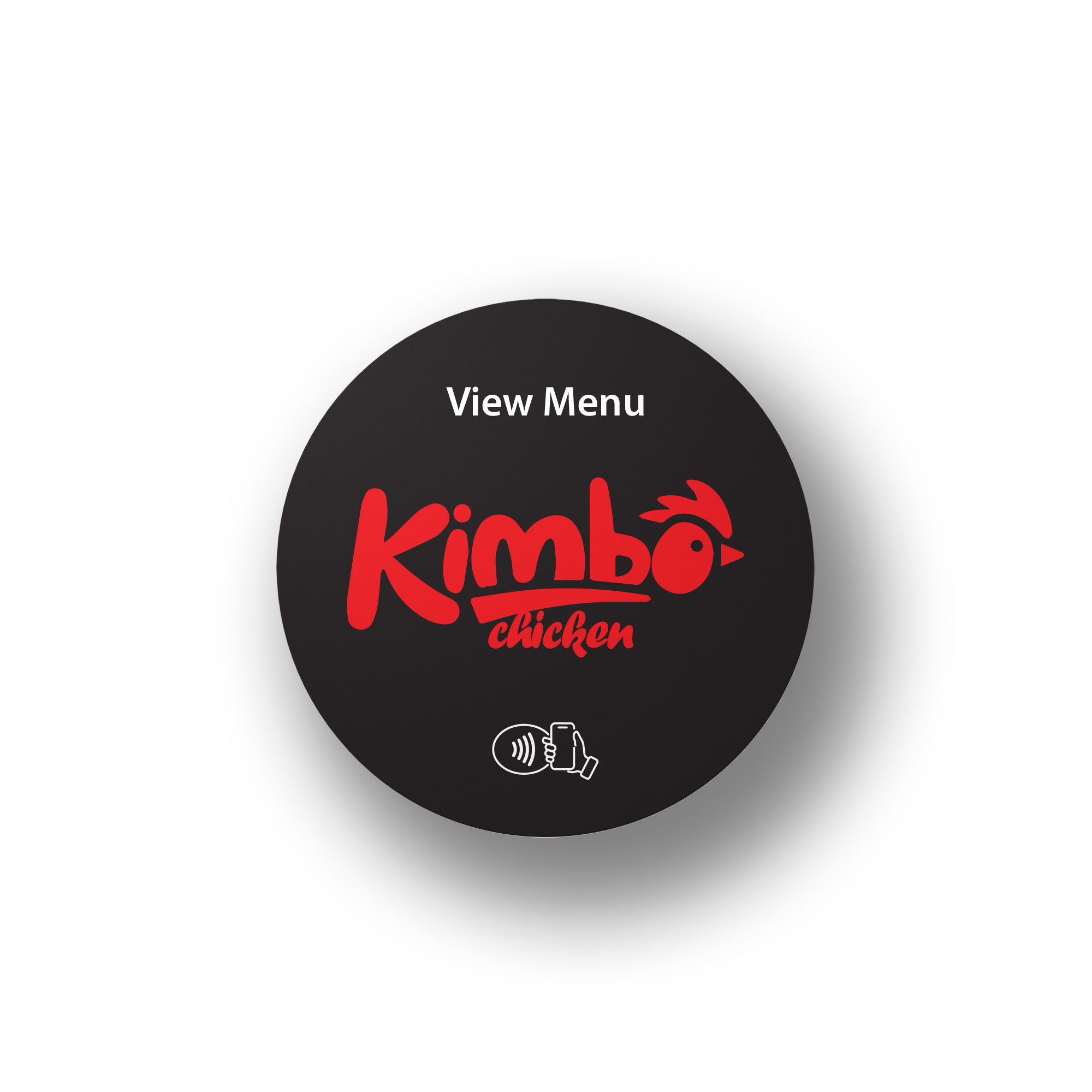 QR and NFC Custom Round Tag