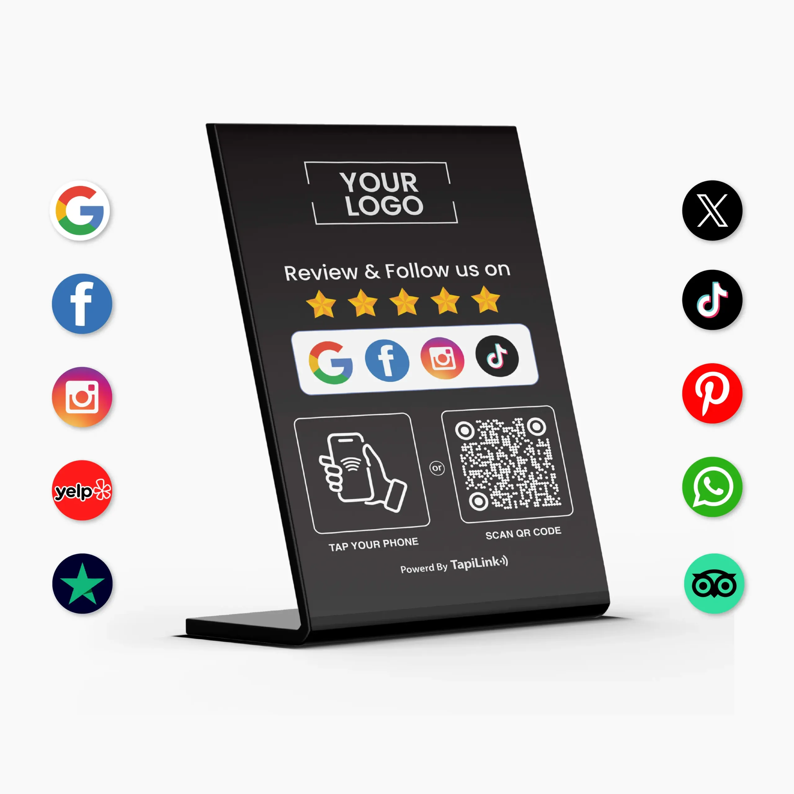 TapiLink Fully Customised One Stand Black PVC (Multi-Link) - Media 6