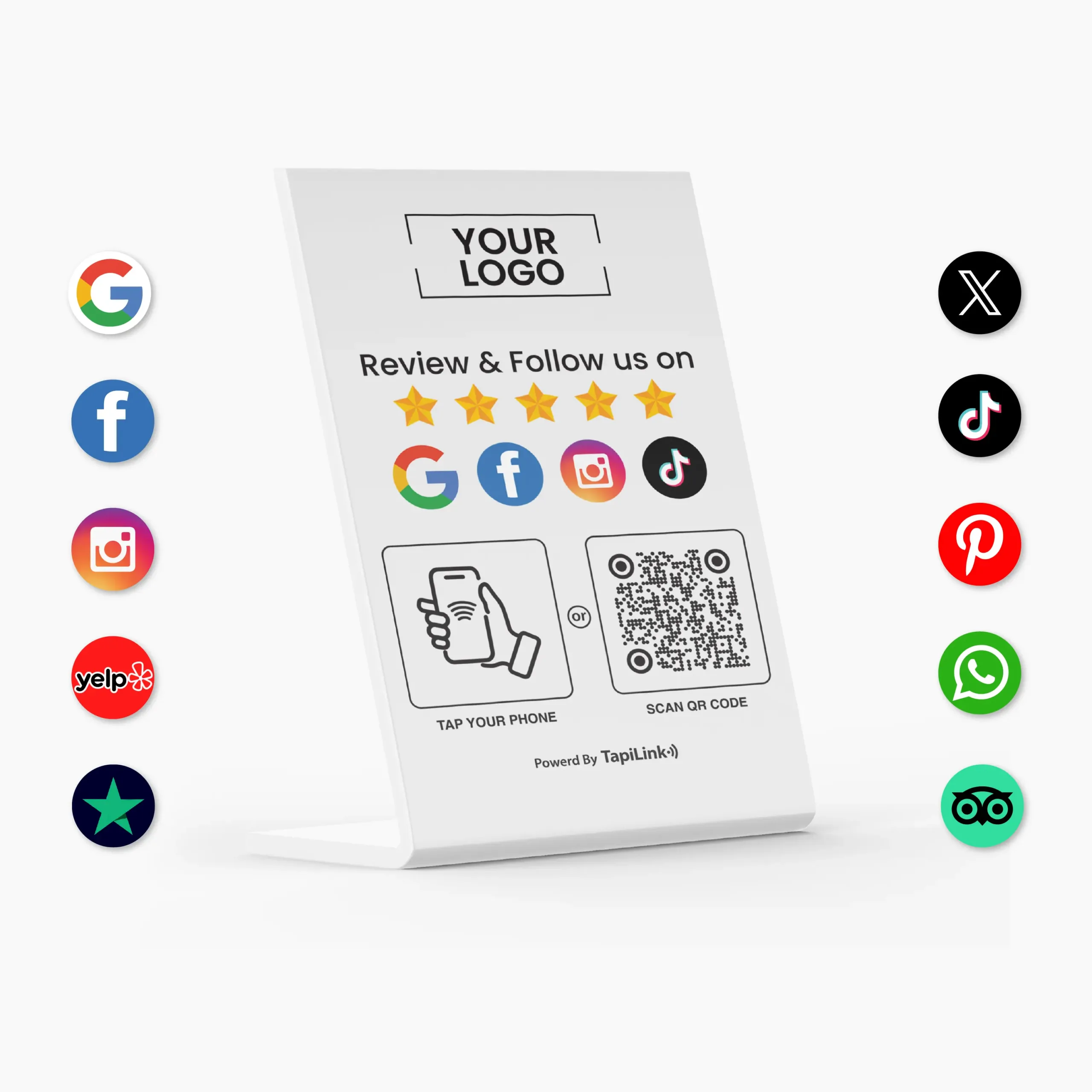 TapiLink Fully Customised One Stand White PVC (Multi-Link) - Media 7