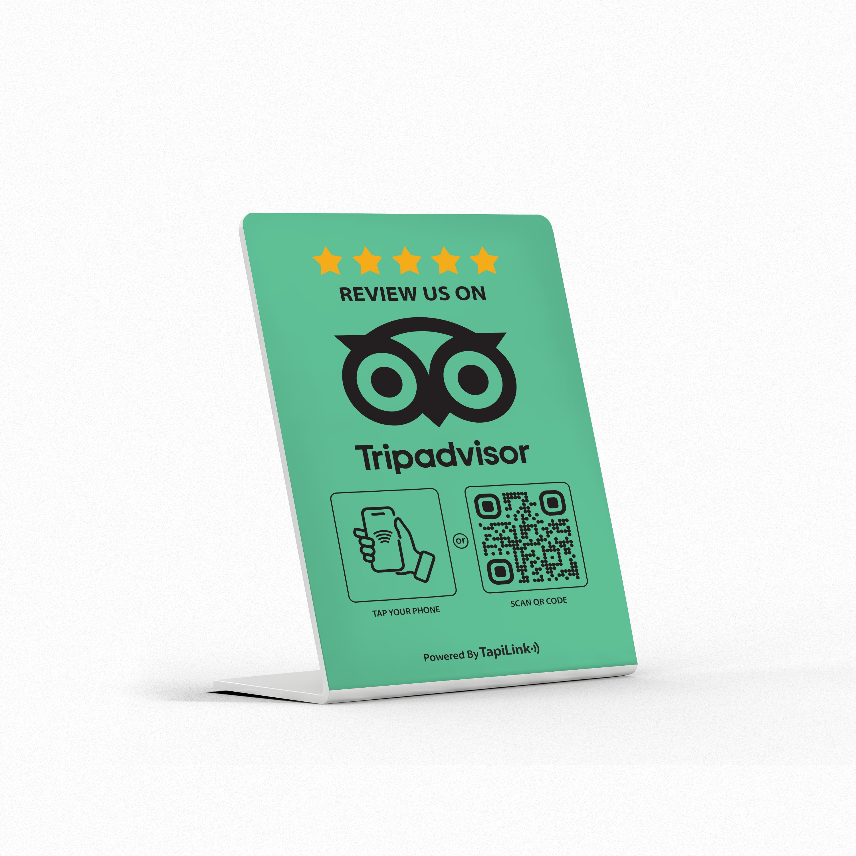 NFC and QR TripAdvisor Review Stand