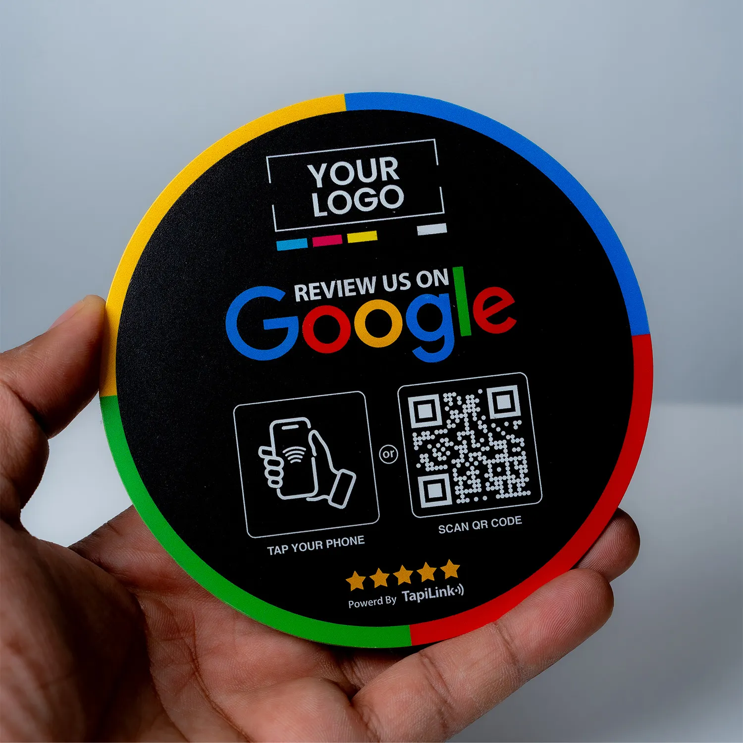 QR and NFC Google Review Tag (Customisable) - Media 2