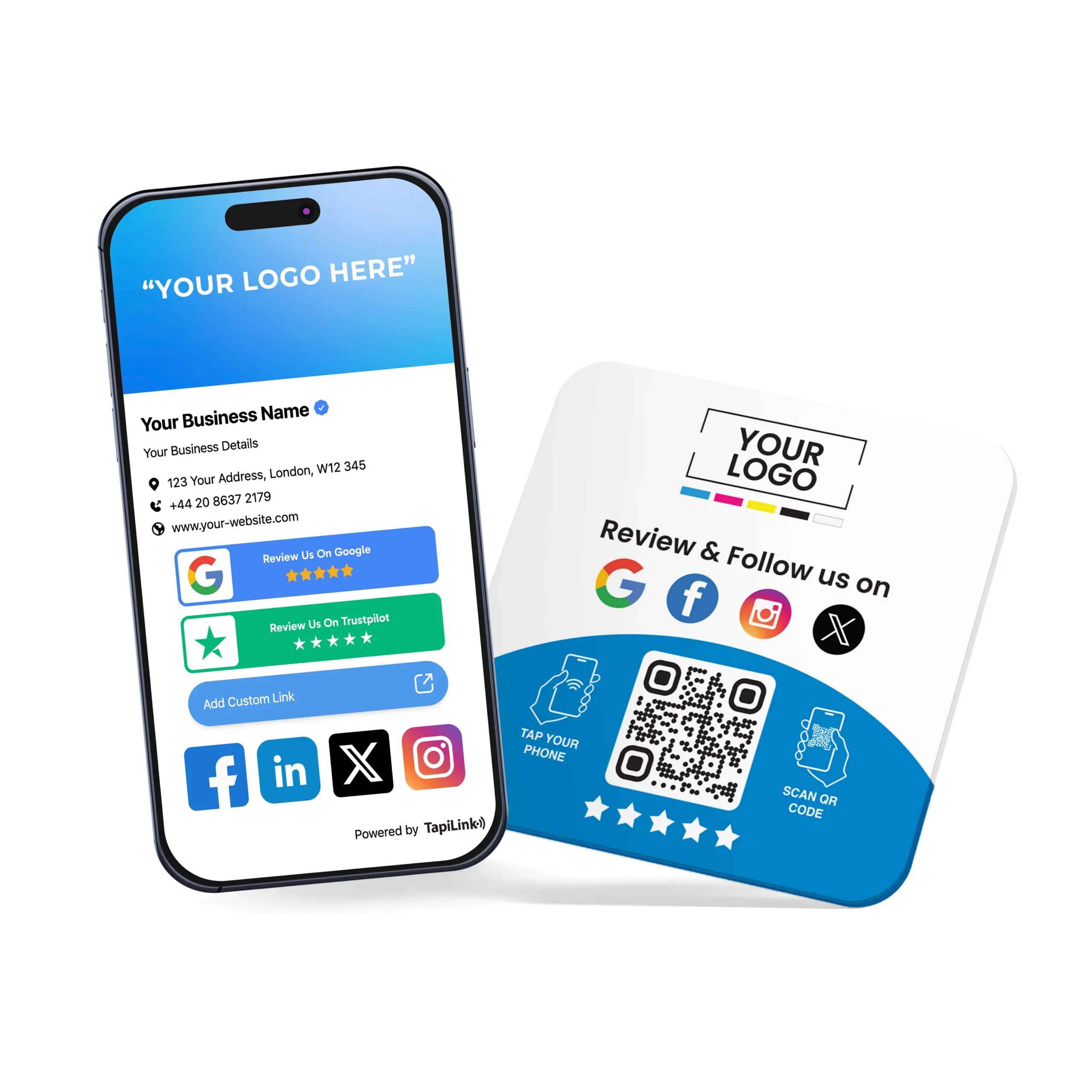 TapiLink Fully Customised Acrylic One Plate (Multi-Link) - Media 5