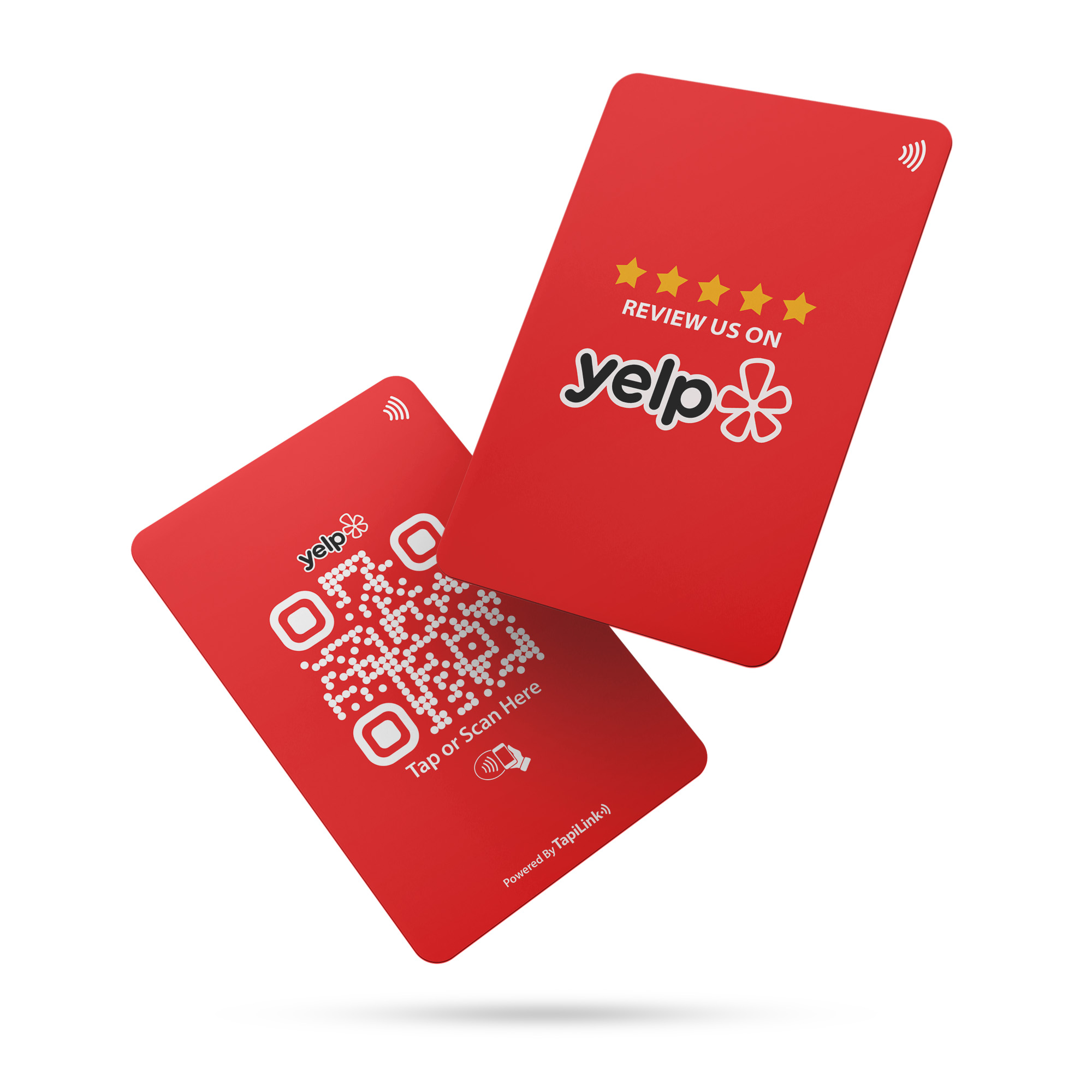 QR and NFC Yelp Review Card