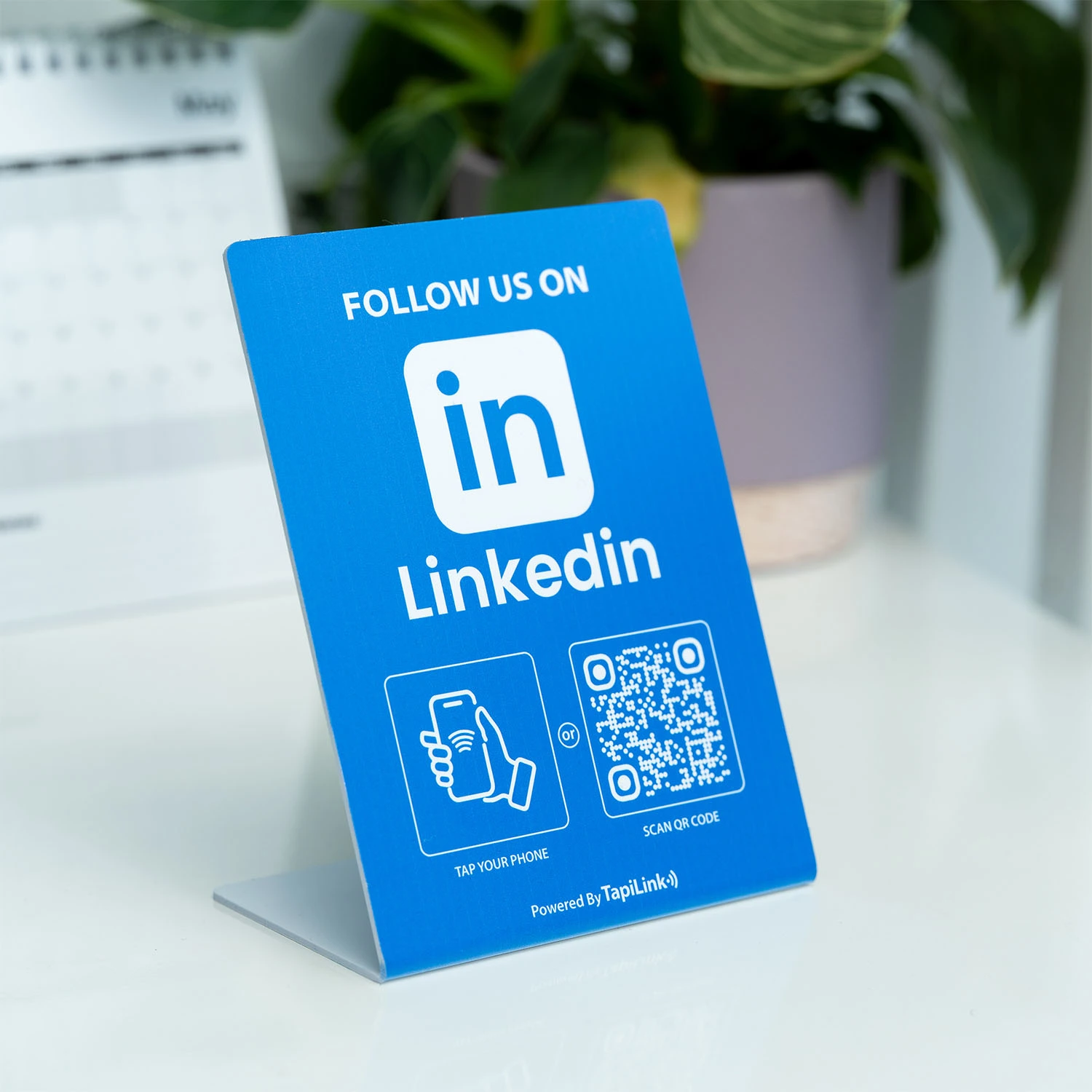 QR and NFC Linkedin Followers Stand - Media 3