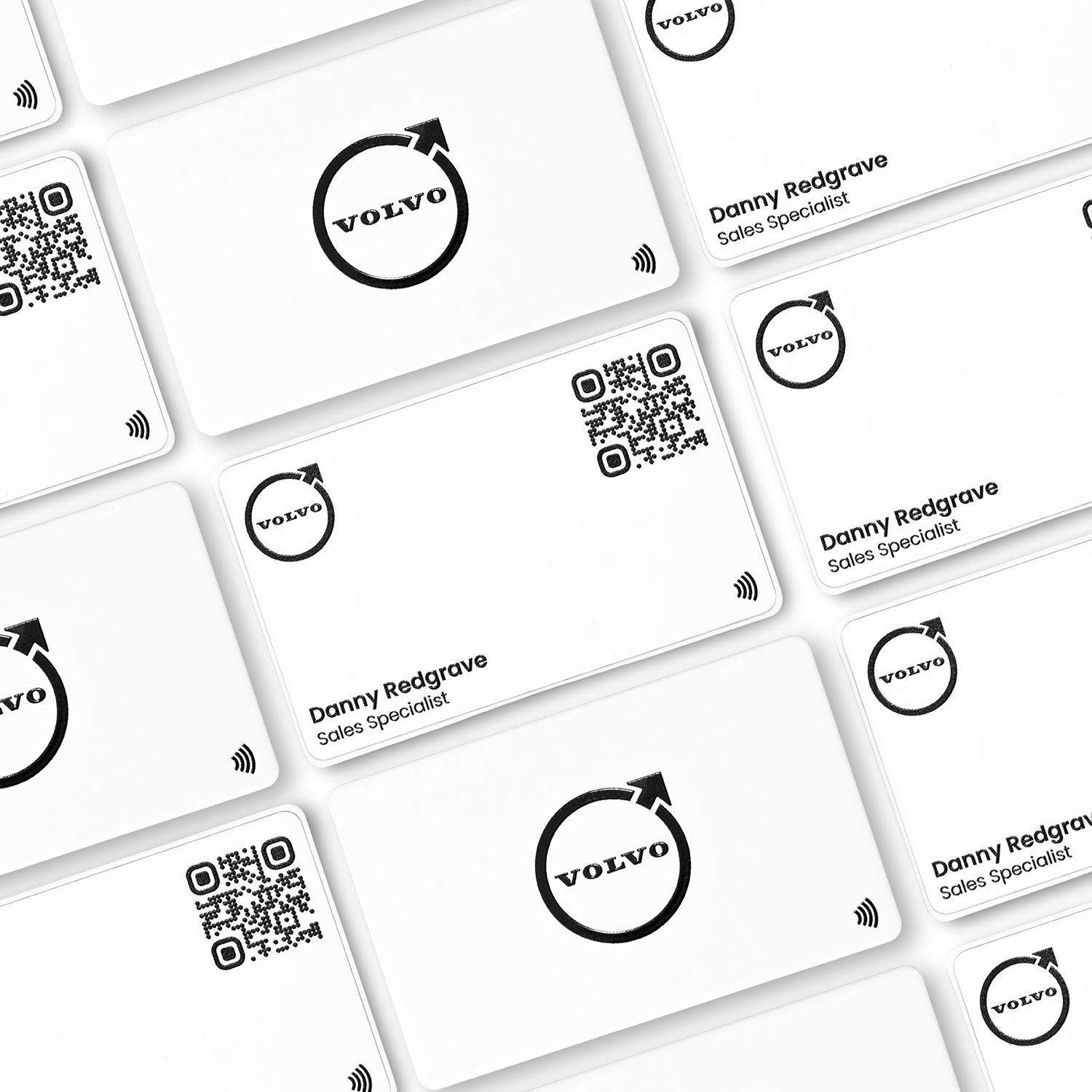 Metal White Digital Business Cards - Media 3