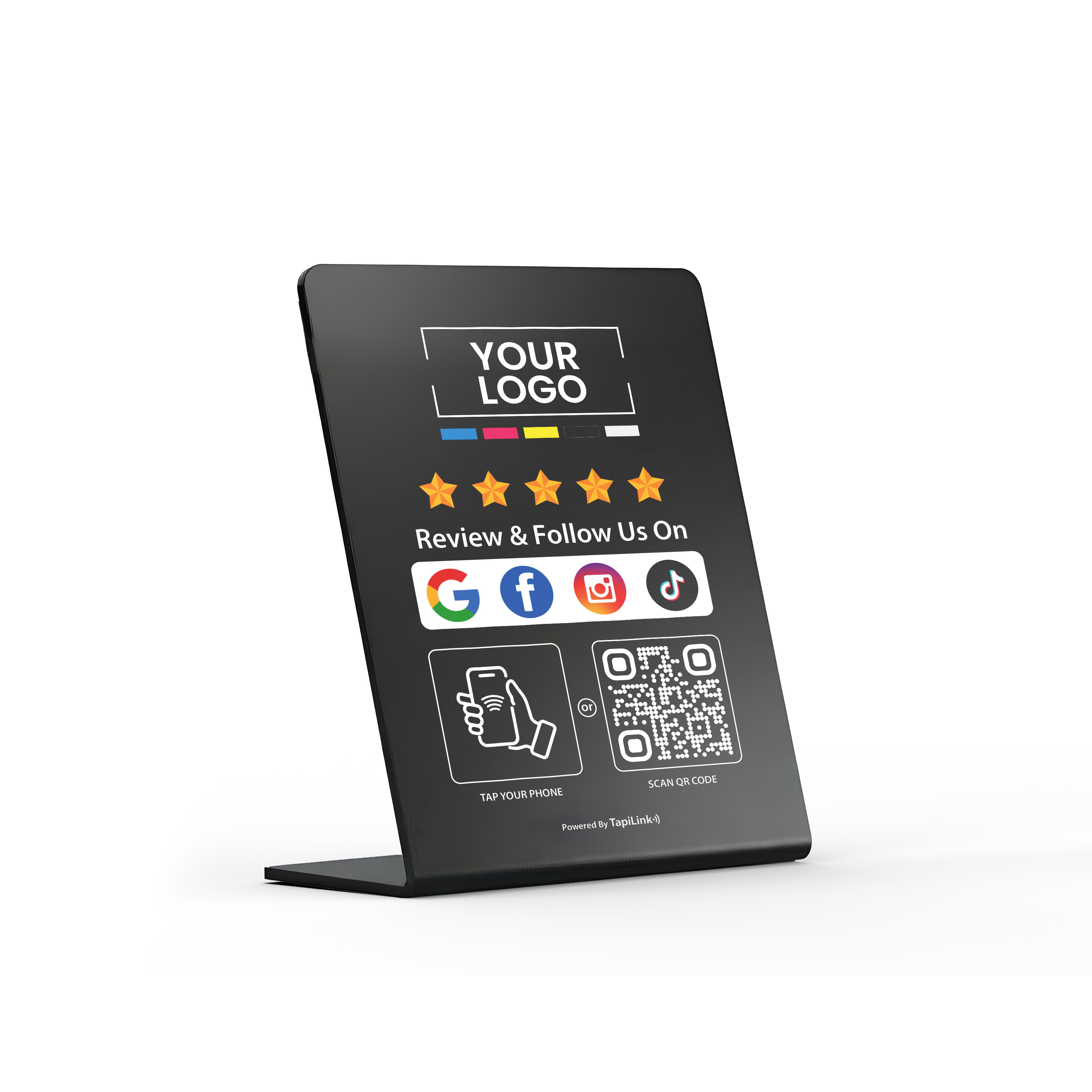 TapiLink Fully Customised One Stand Black PVC (Multi-Link)
