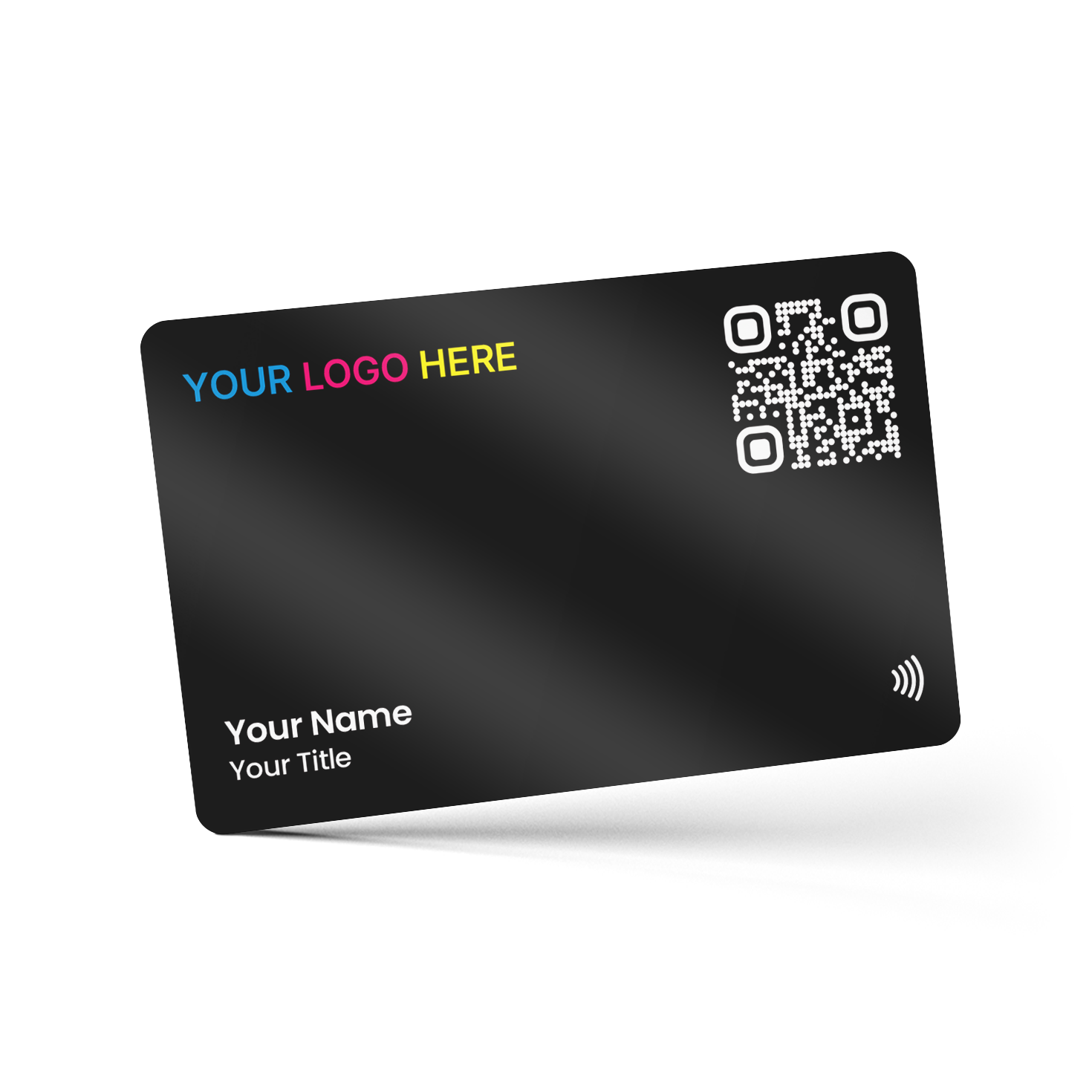 Black Premium PVC Digital Business Card