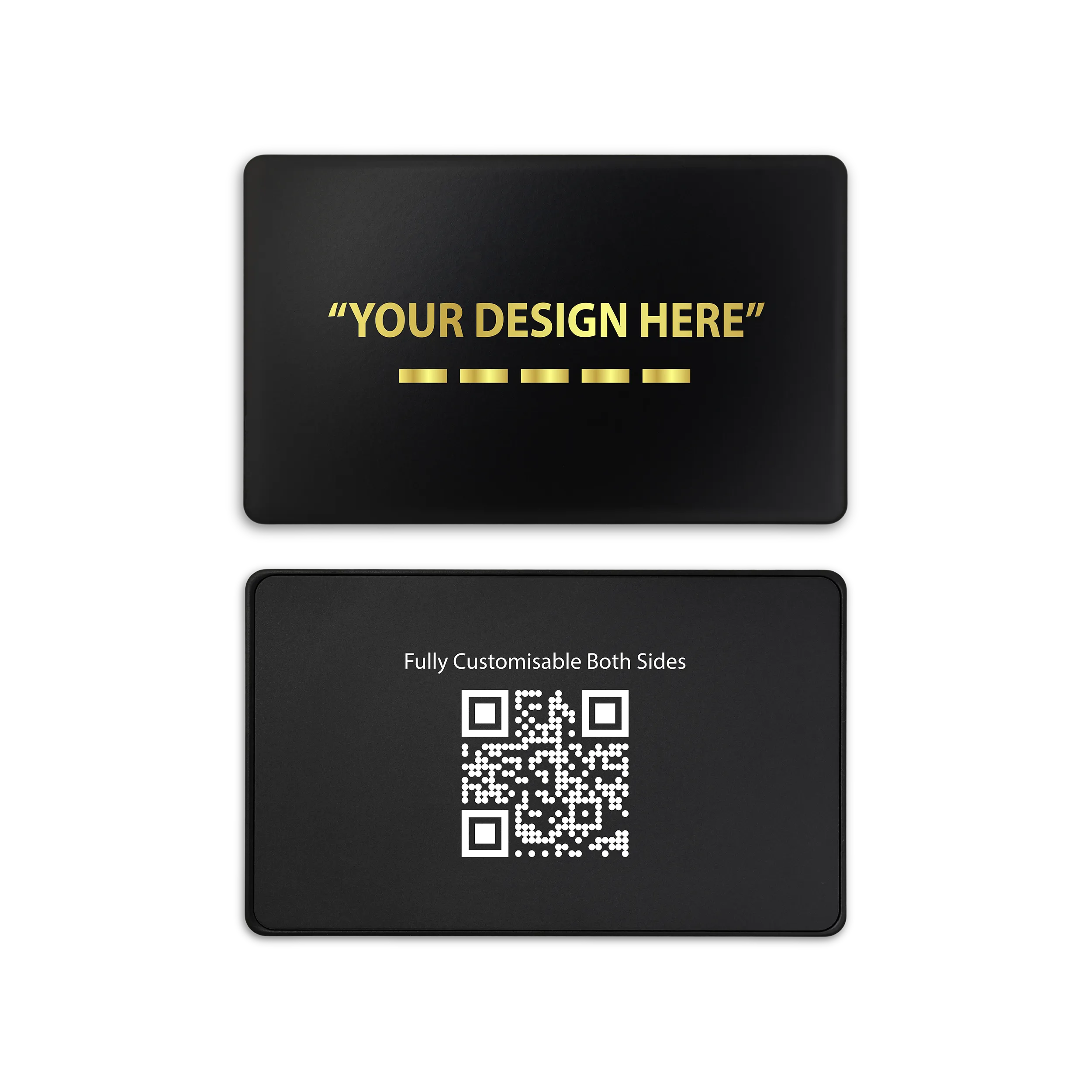Black Metal Engraved Digital Business Cards - Media 6