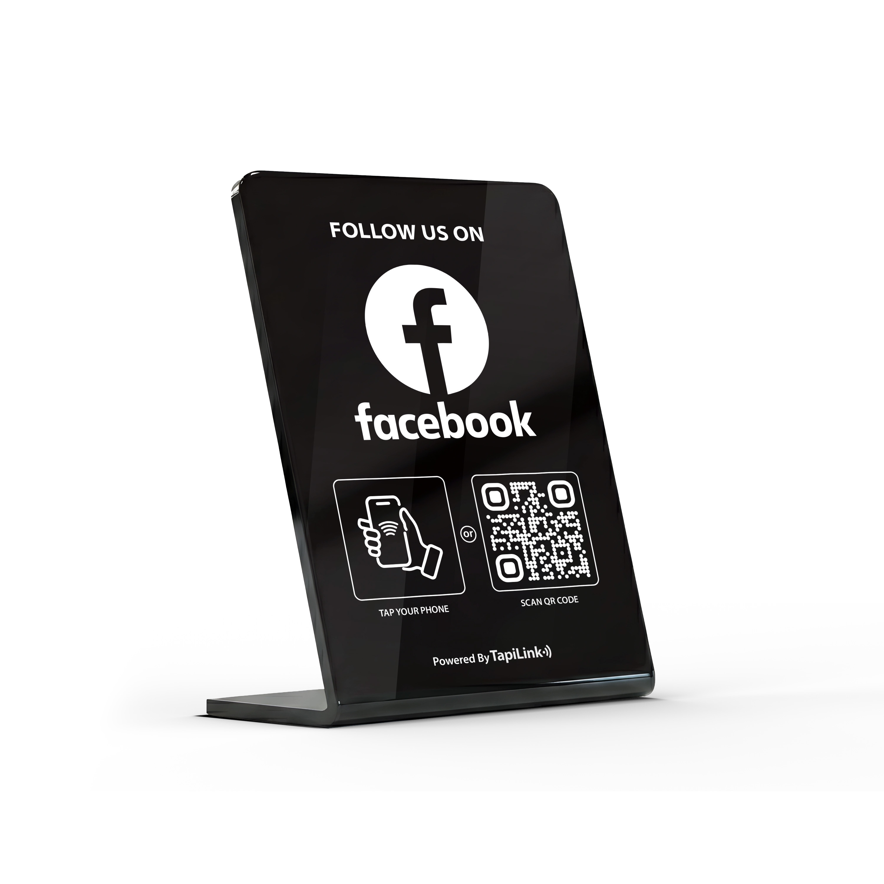 QR and NFC Facebook Follower Stand - Media 3