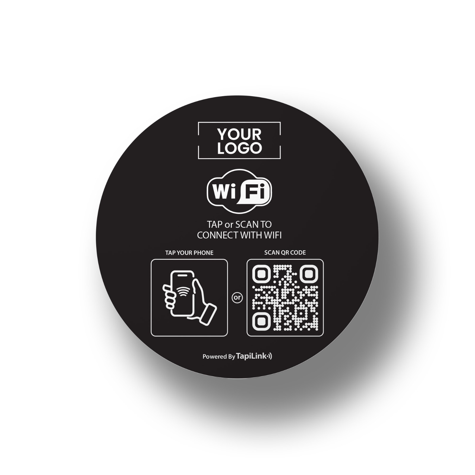 NFC and QR WiFi Access Tag
