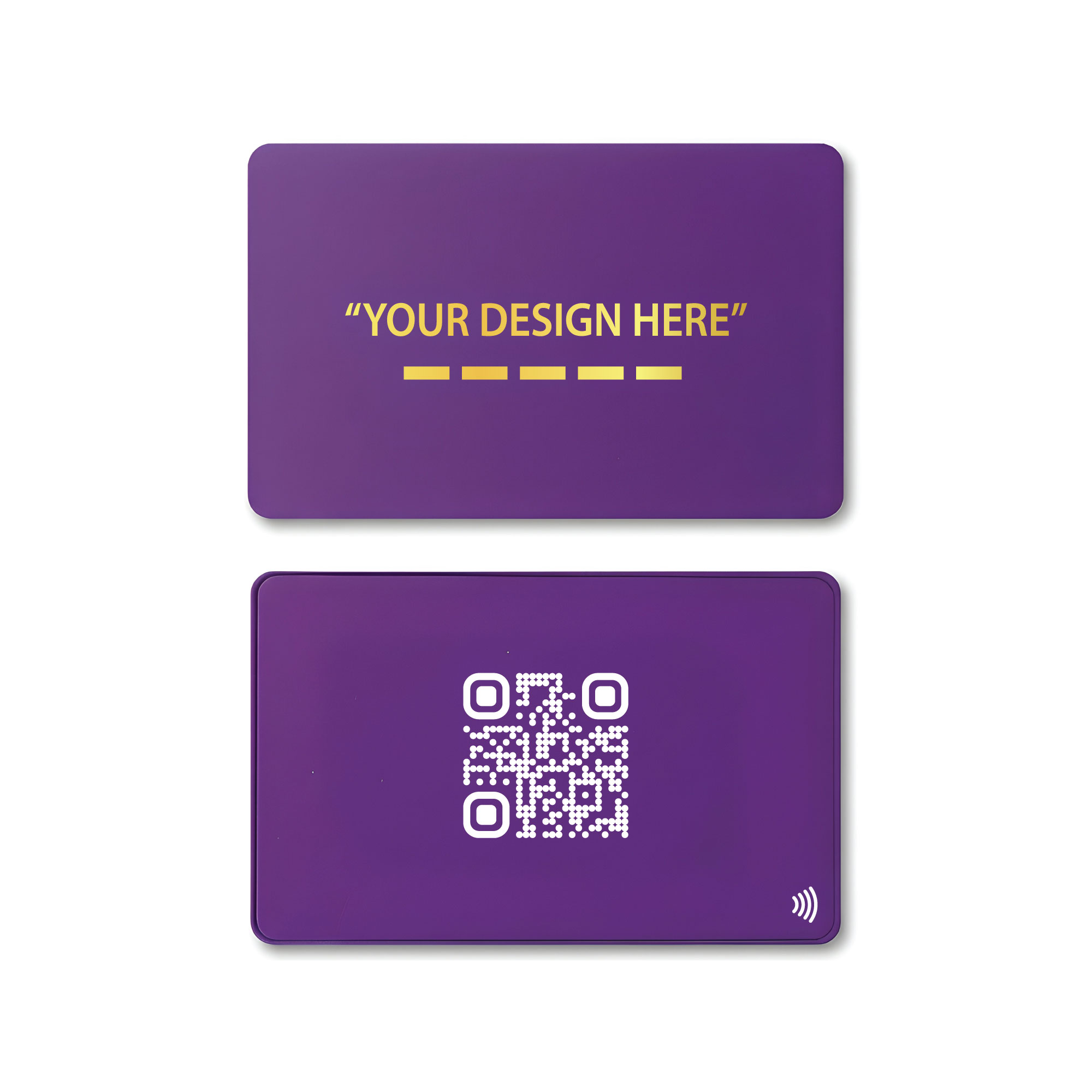Metal Purple Digital Business Cards - Media 3