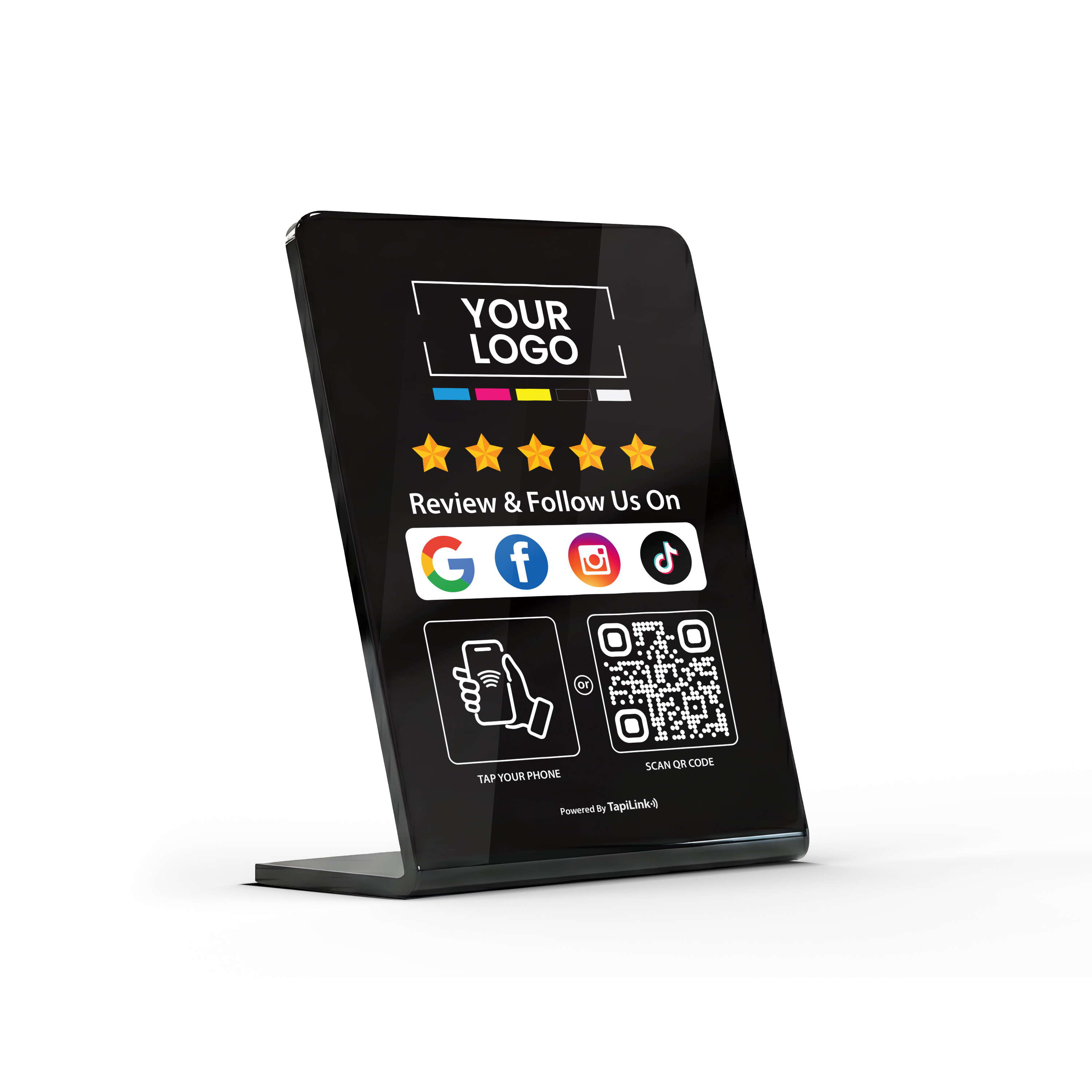 TapiLink Fully Customised One Stand Black PVC (Multi-Link) - Media 5