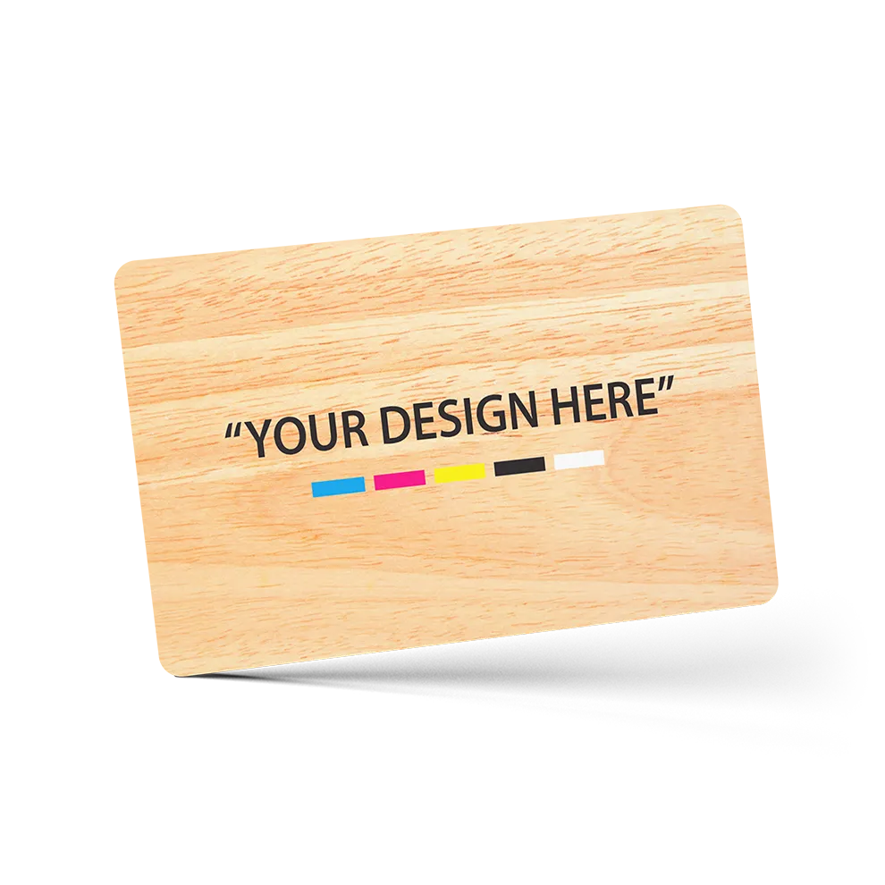 Maple Wooden Digital Business Card