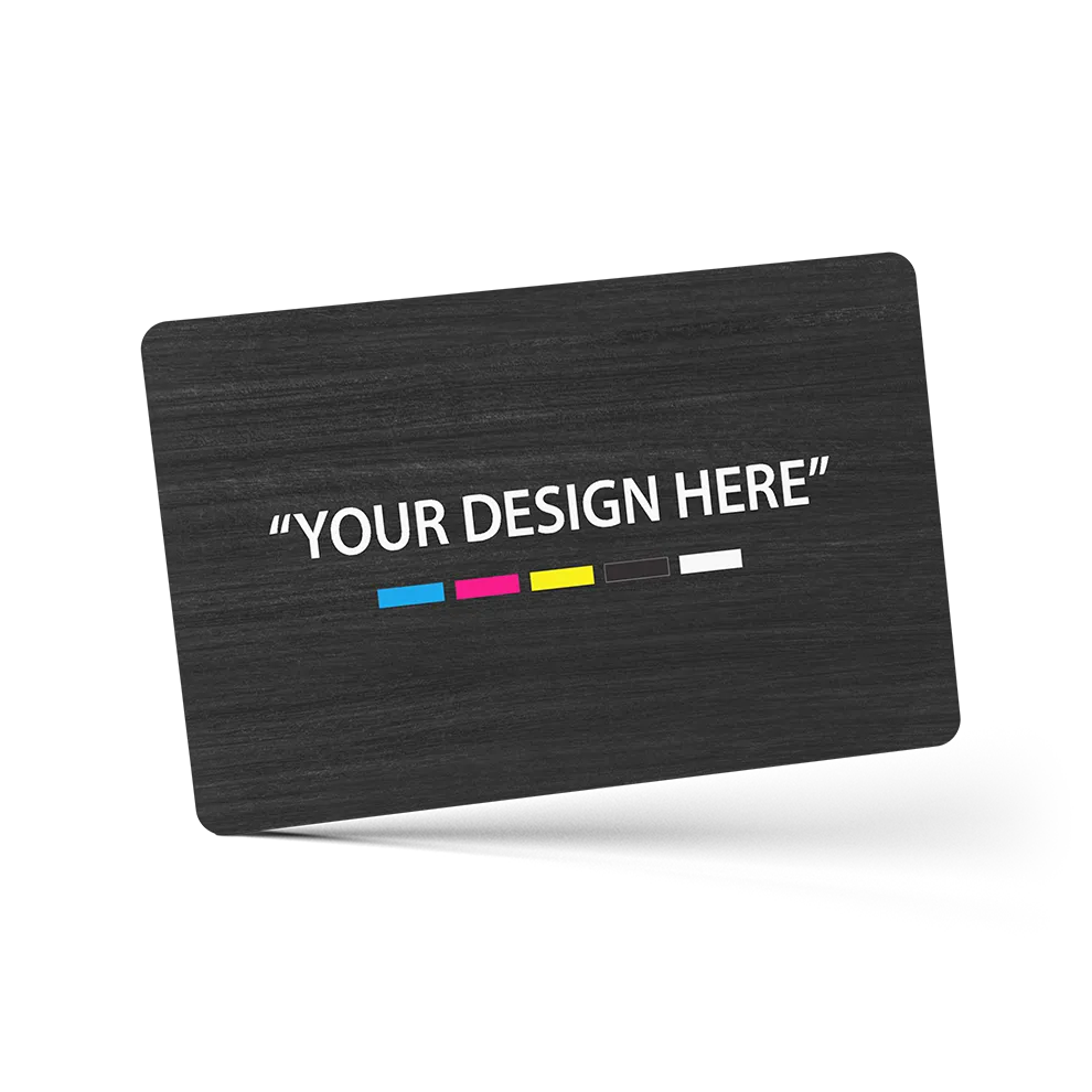 Matt Black Bamboo Digital Business Card