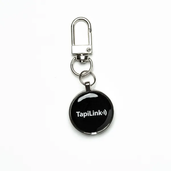 Metal QR and NFC Keychain