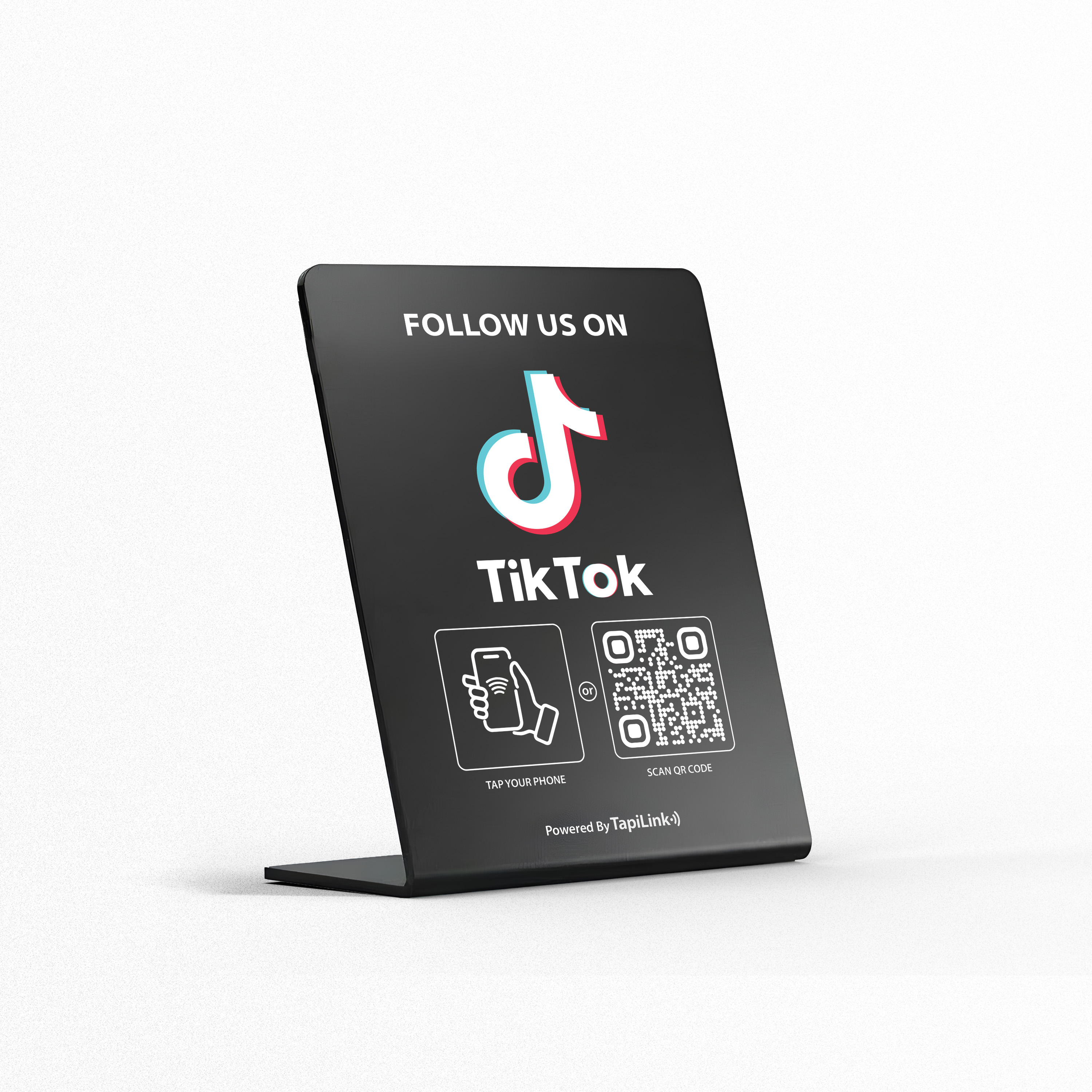 QR and NFC TikTok Followers Stand