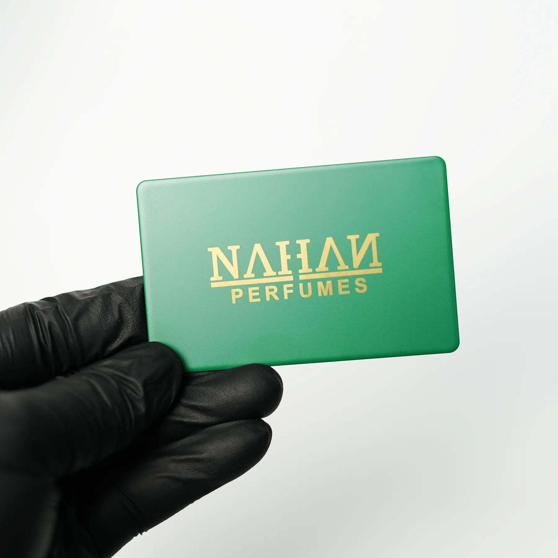 Metal Green Digital Business Card (Engraved) - Media 5