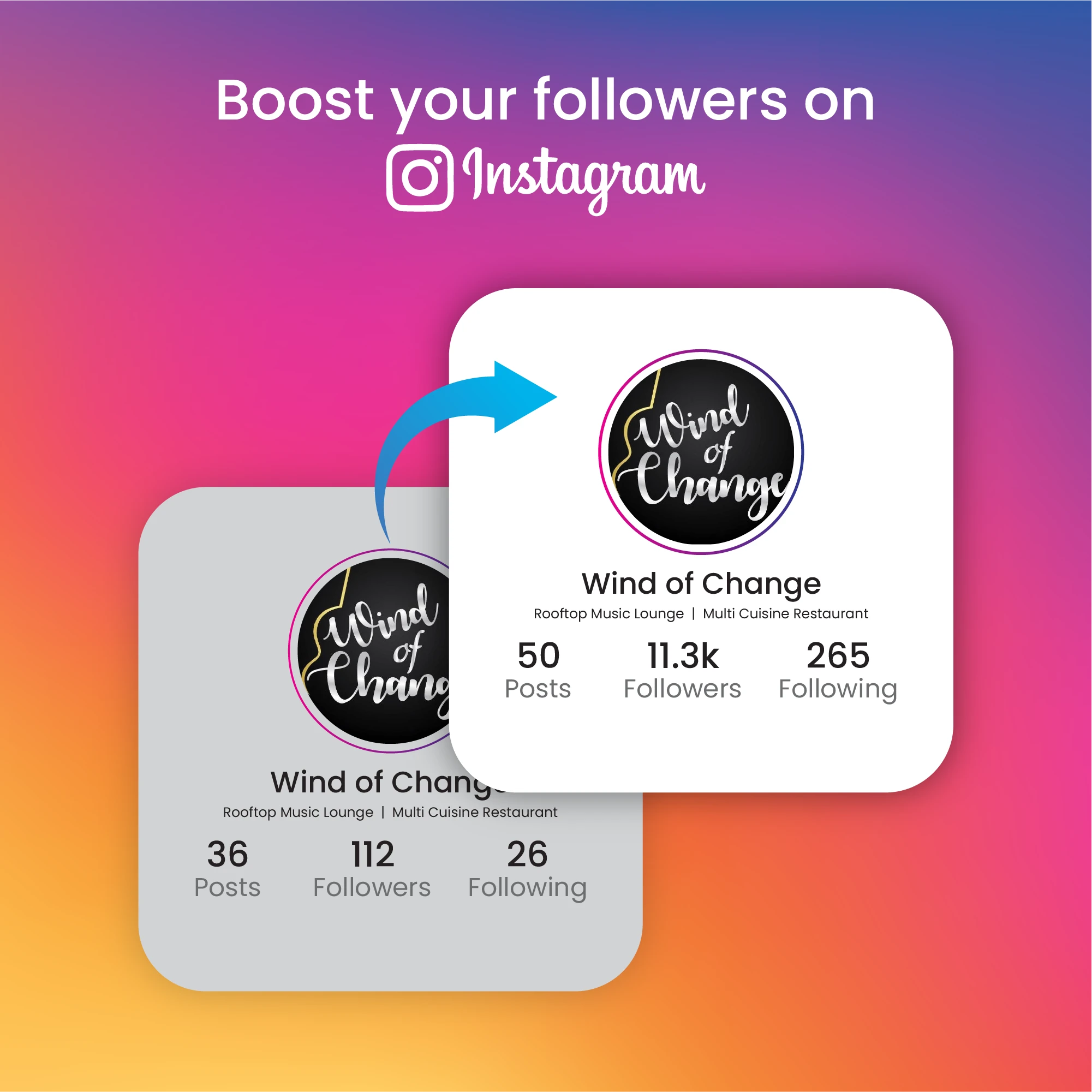 Instagram Followers Card