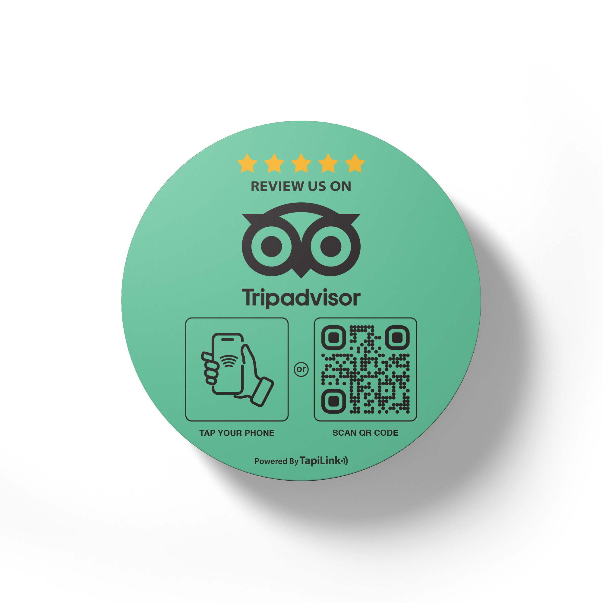 NFC and QR TripAdvisor Review Tag