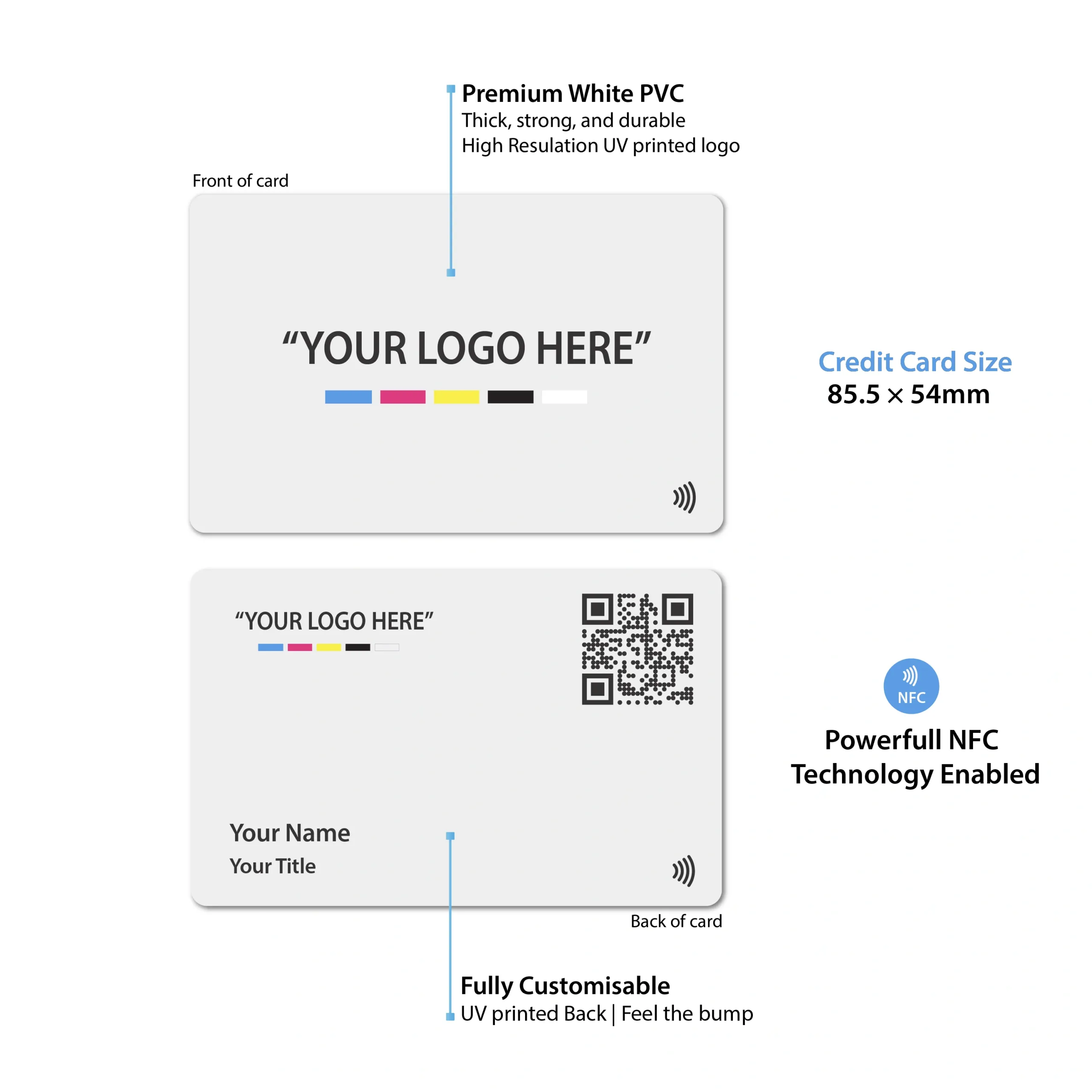 PVC White Premium Digital Business Card - Media 6