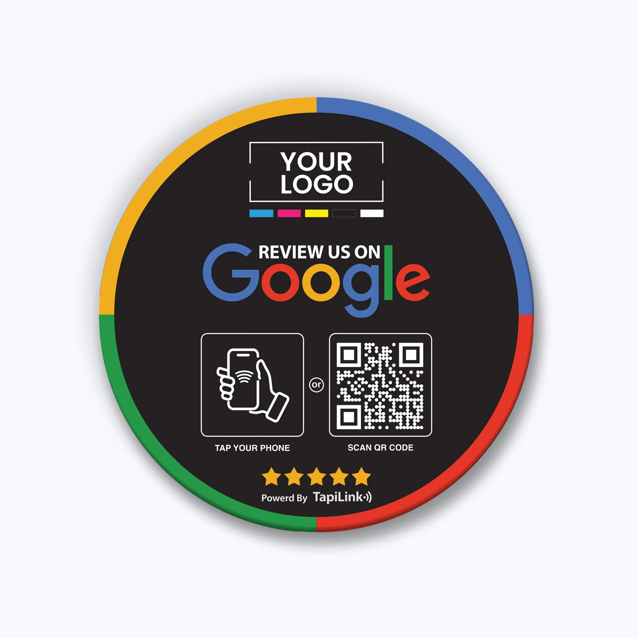 QR and NFC Google Review Tag (Customisable)