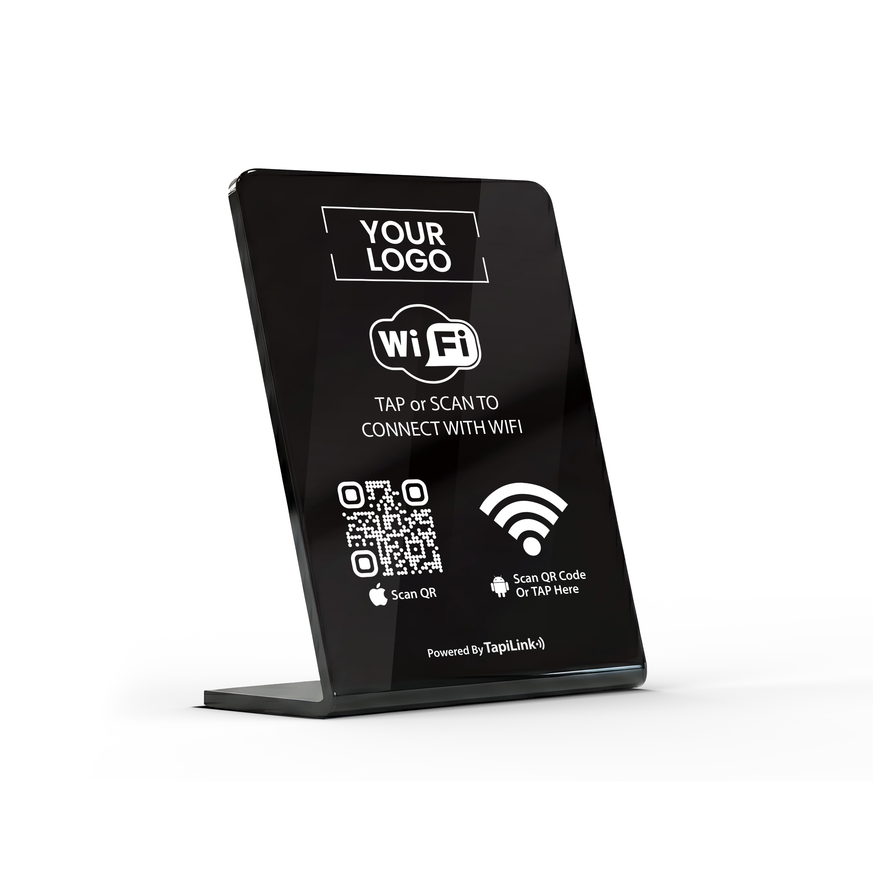 NFC and QR Wifi Access Stand - Media 5