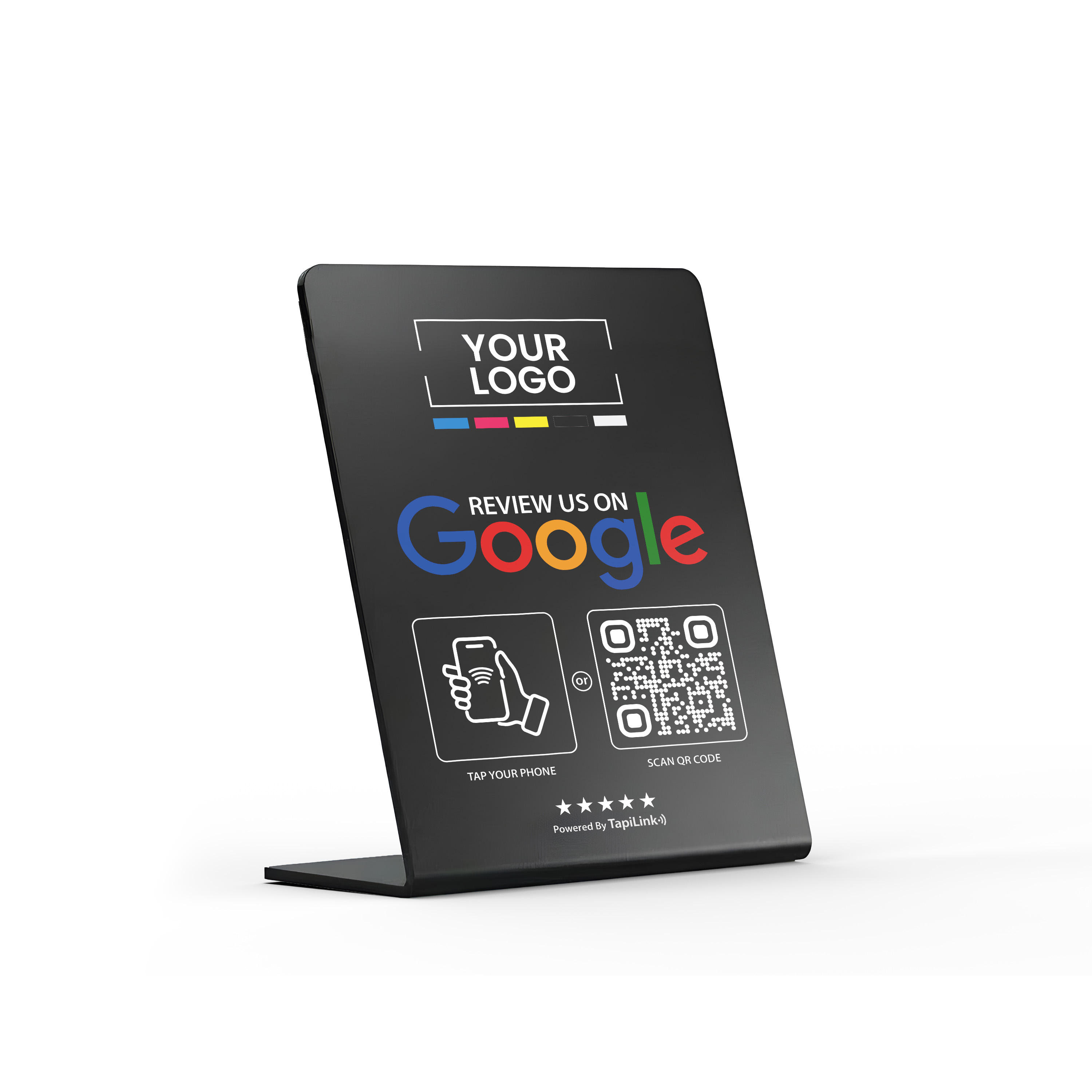 QR and NFC Google Review Stand (Customised)