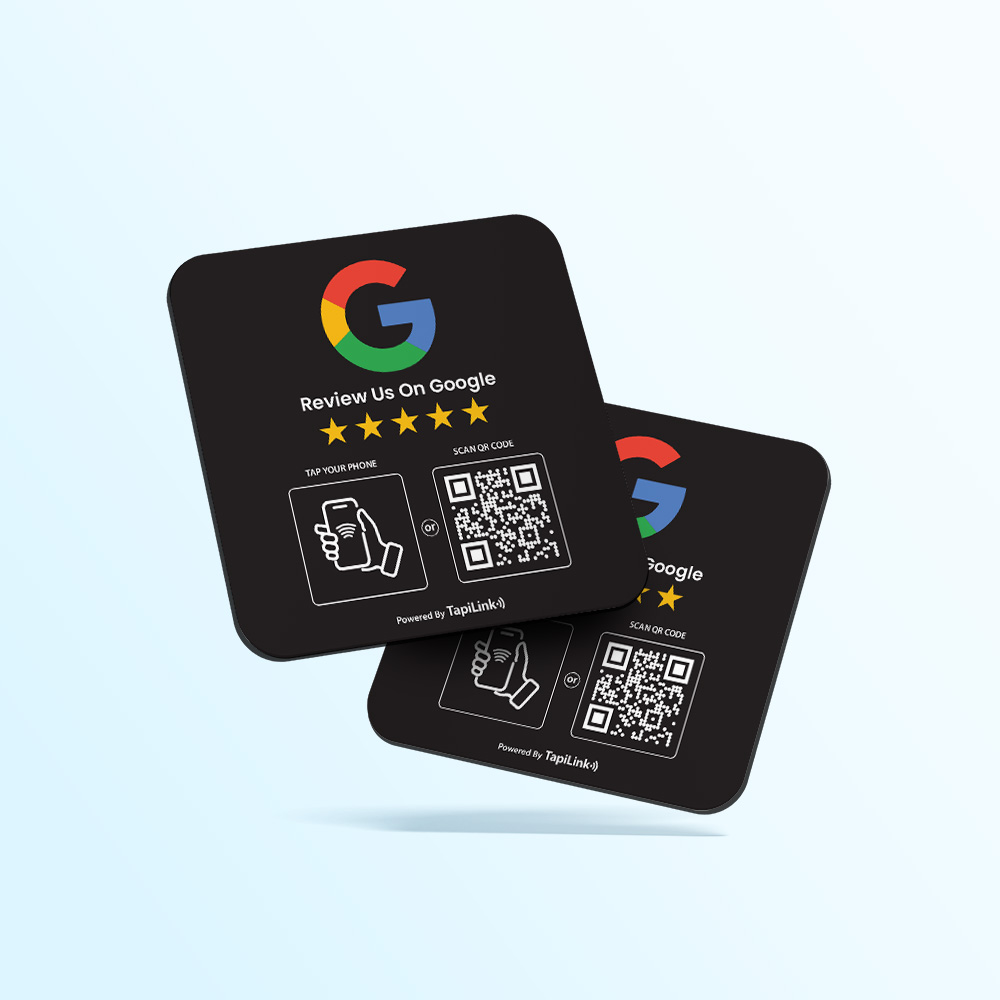 QR And NFC Acrylic Google Review Plate - Media 3