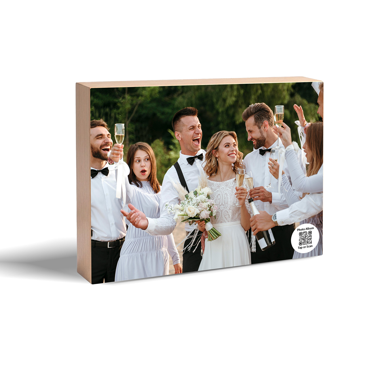 Smart NFC Wooden Photo Block - Media 5