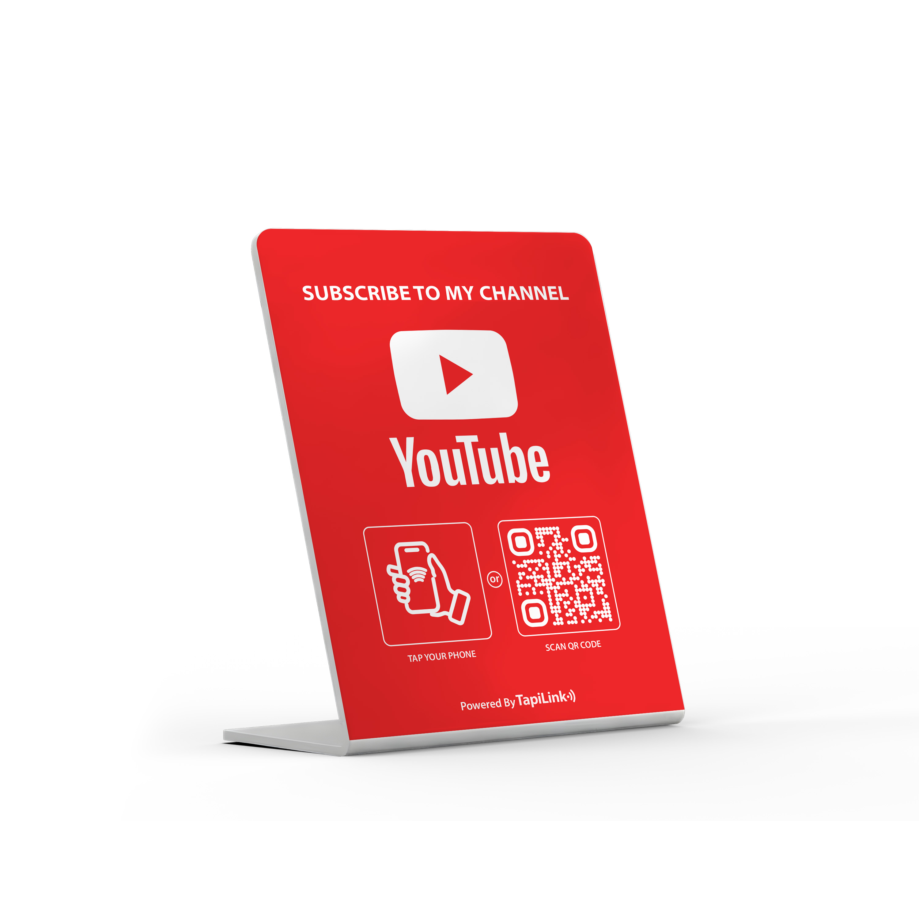 QR and NFC YouTube Subscribers Stand - Media 3
