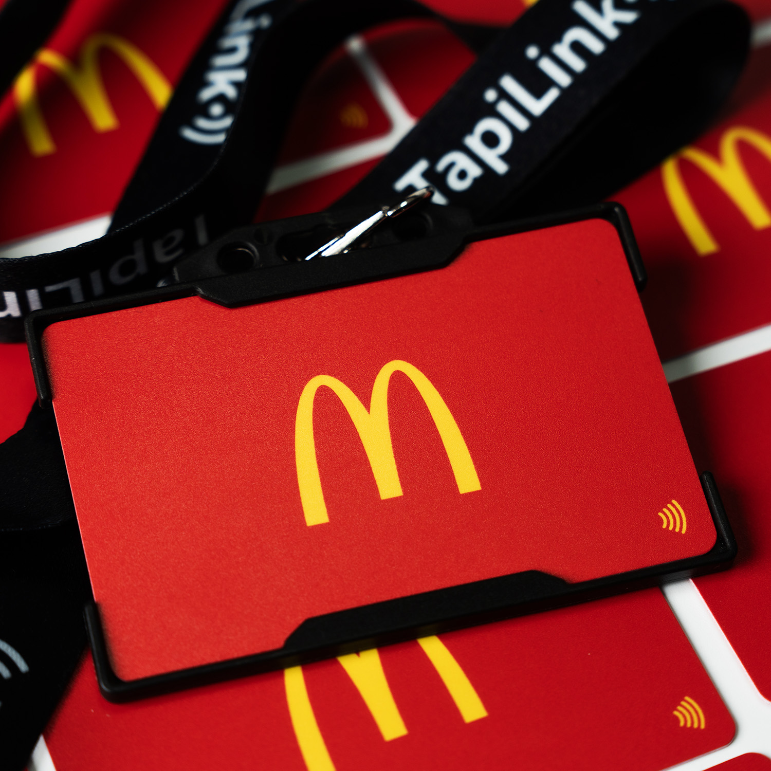 Red PVC Digital Business Card - Media 2