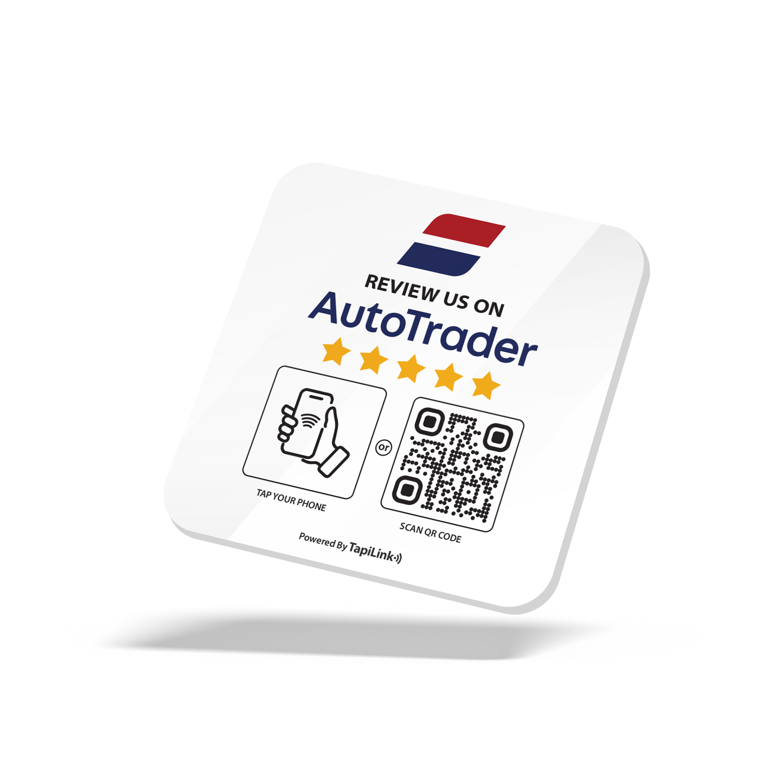 Autotrader NFC and QR Acrylic Plate