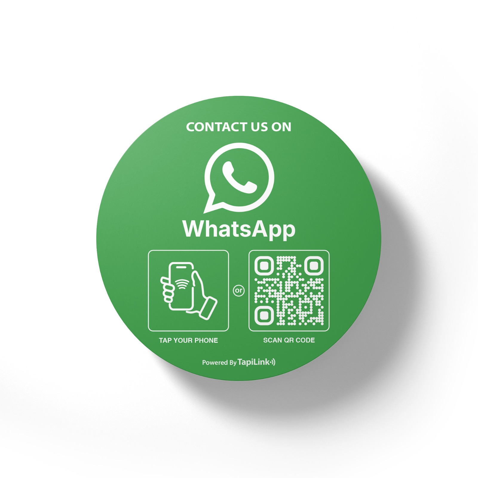 QR and NFC WhatsApp Tag
