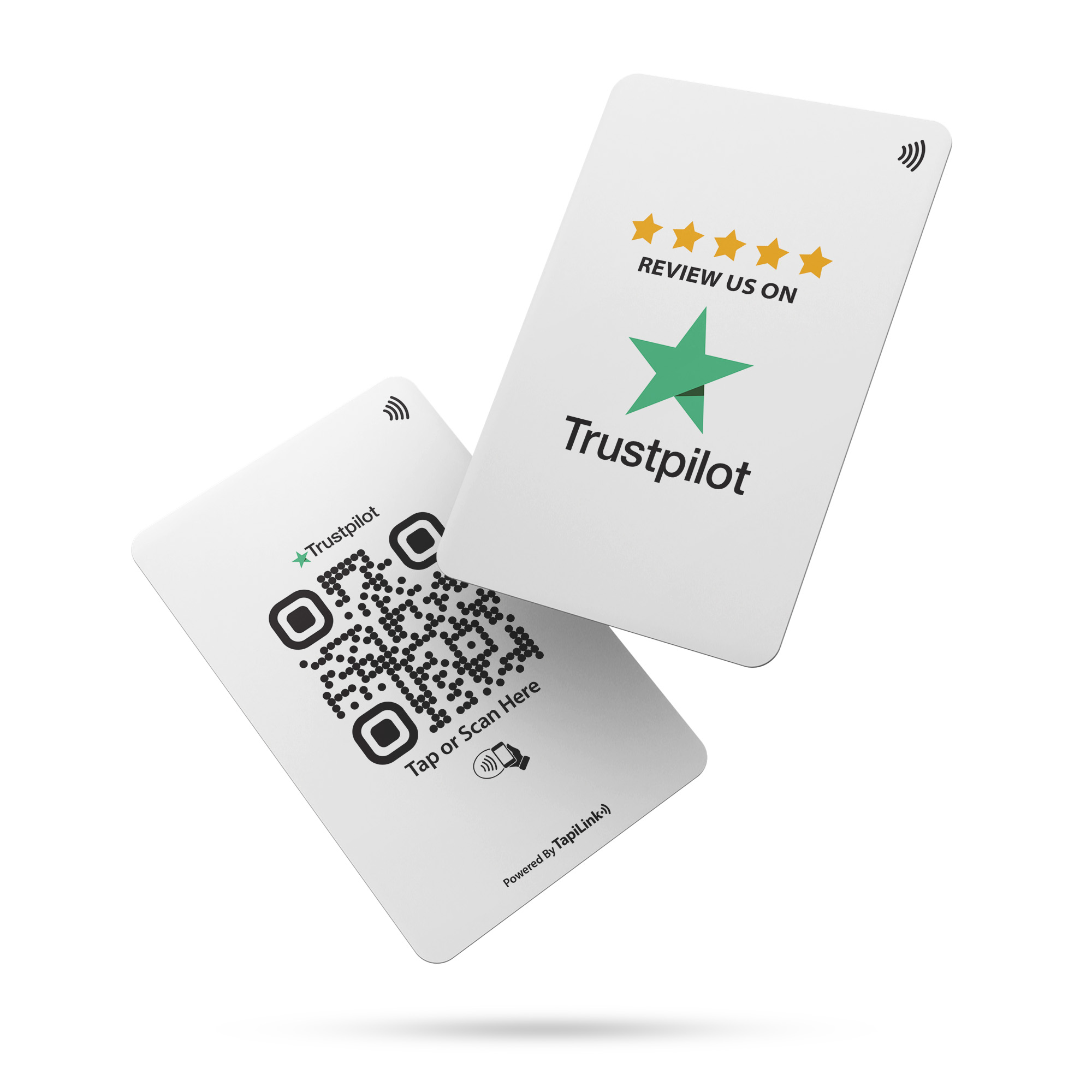 NFC & QR TrustPilot Review Cards