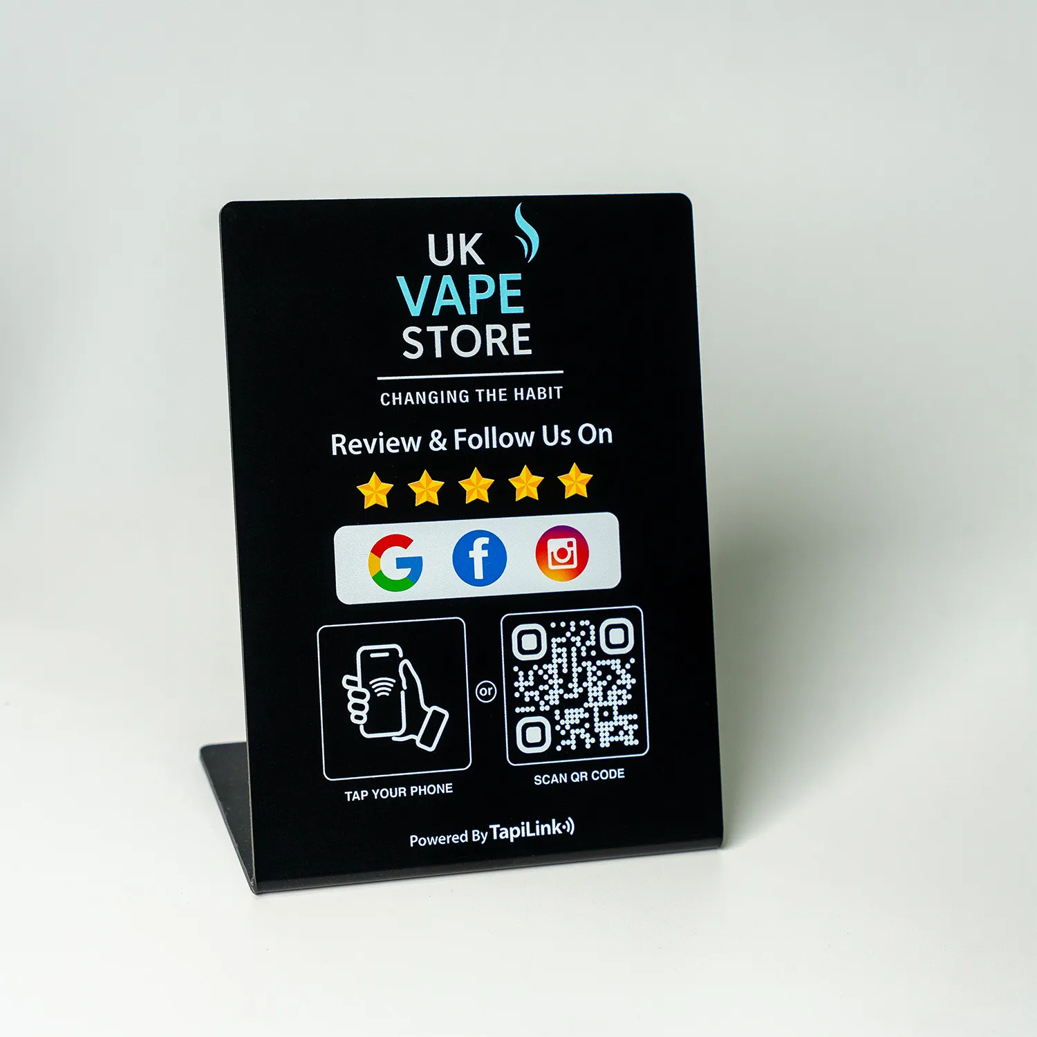 TapiLink Fully Customised One Stand Black PVC (Multi-Link) - Media 8