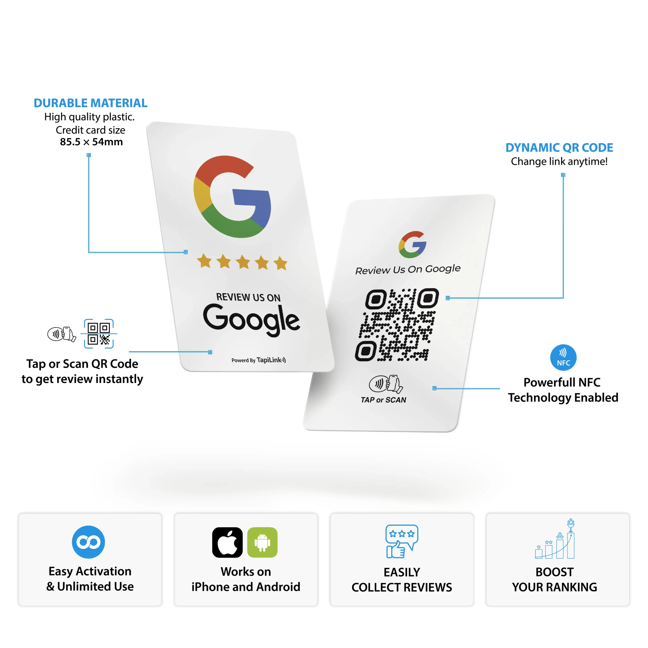 QR and NFC Google Review Card - Media 4