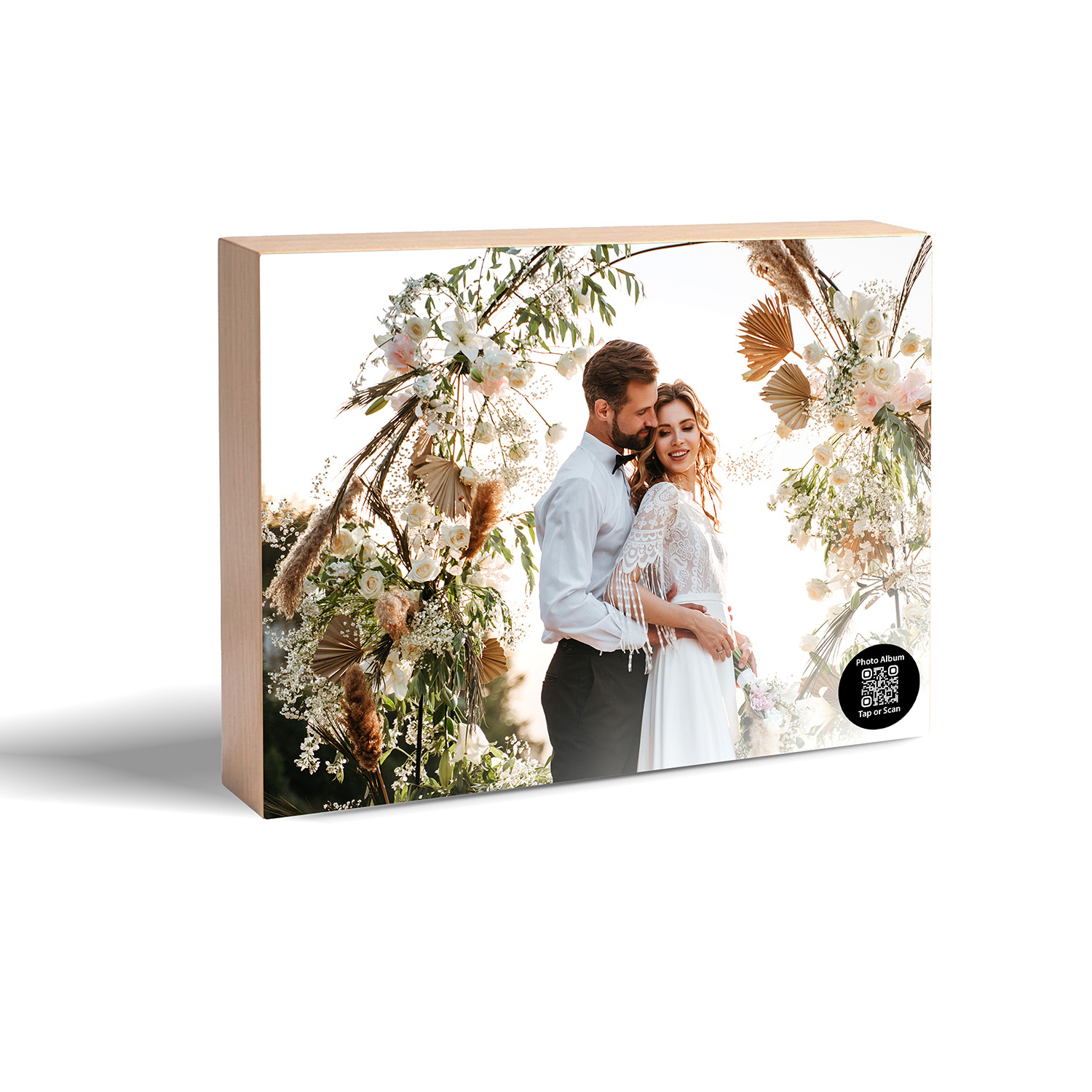 Smart NFC Wooden Photo Block