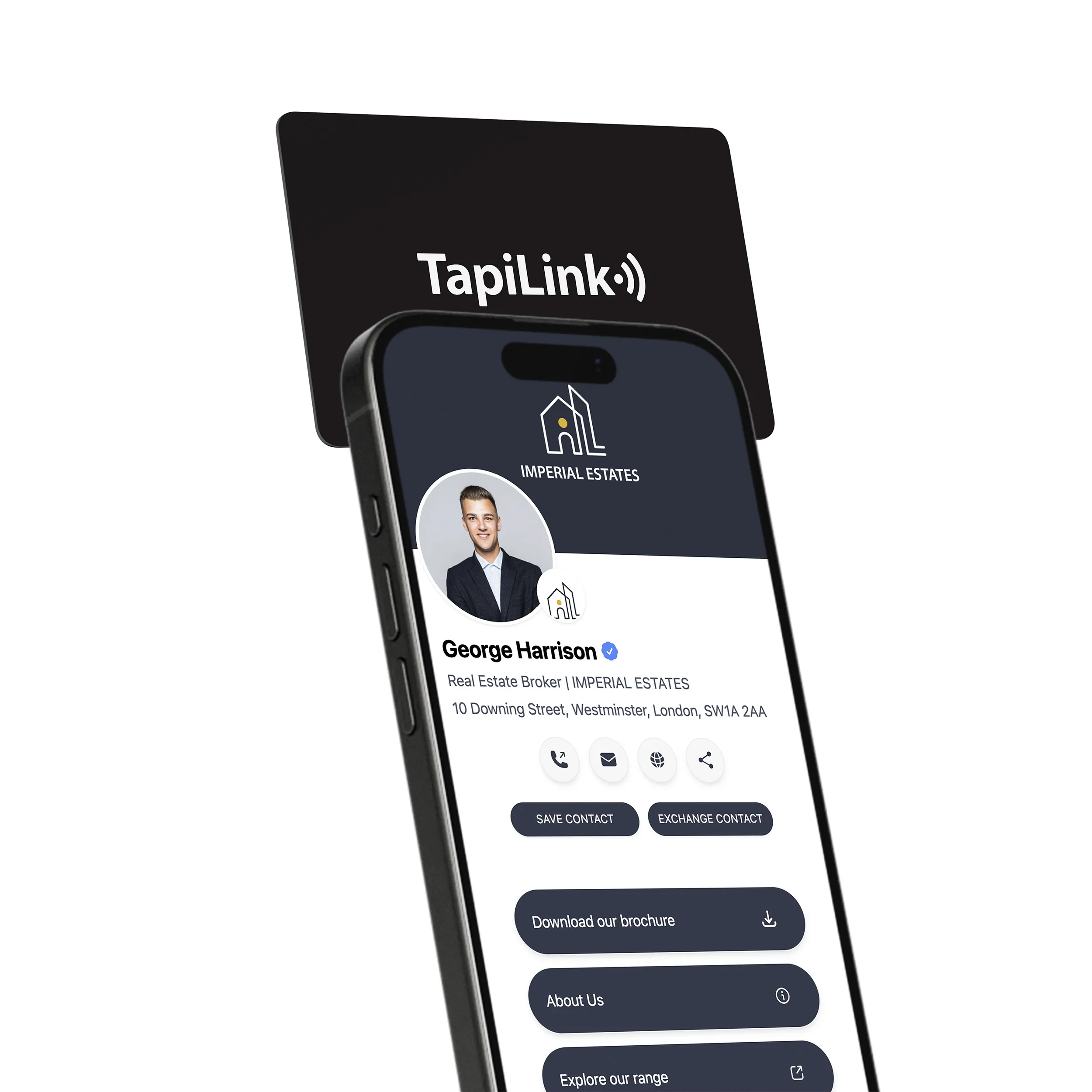 Black Premium PVC Digital Business Card - Media 3
