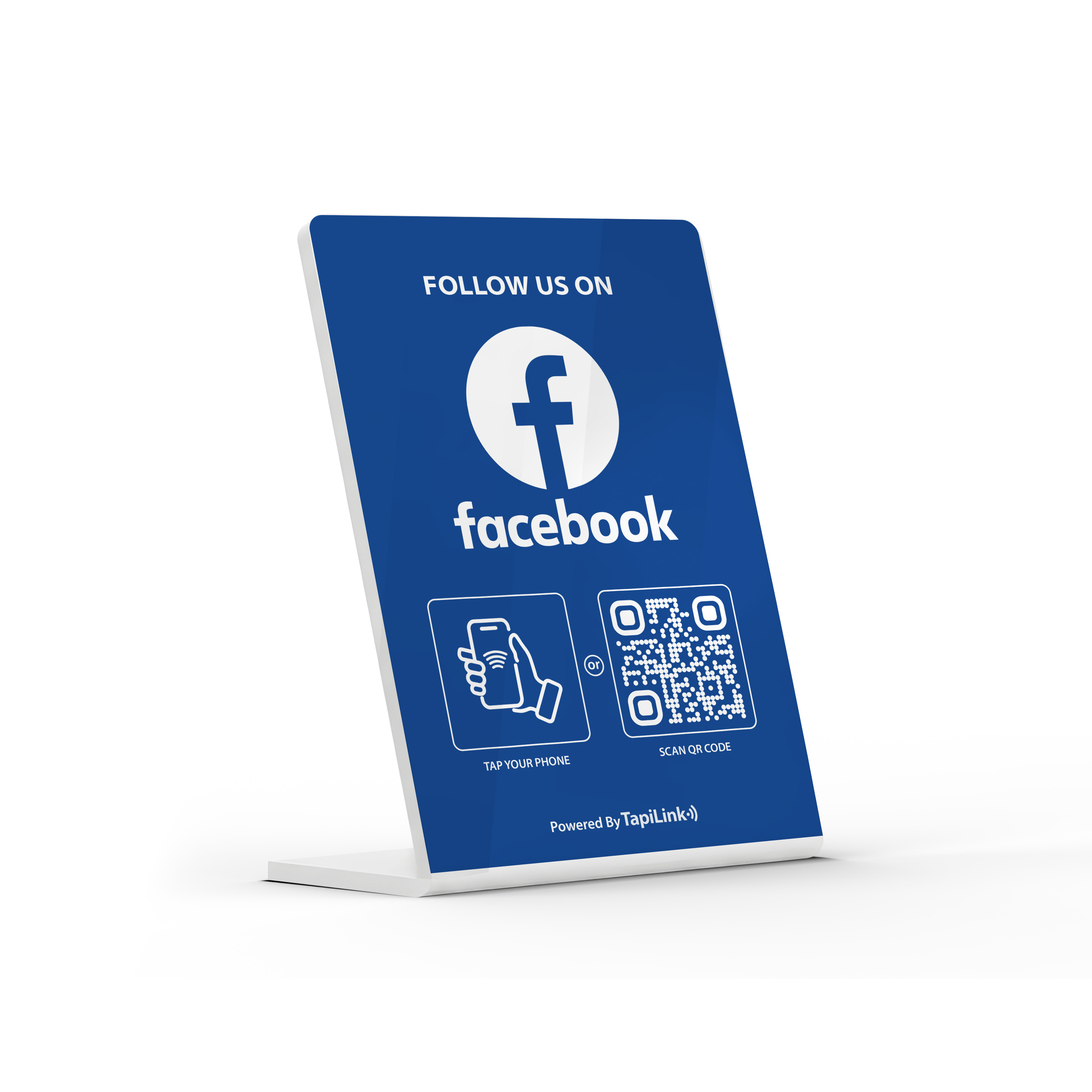 QR and NFC Facebook Follower Stand - Media 4