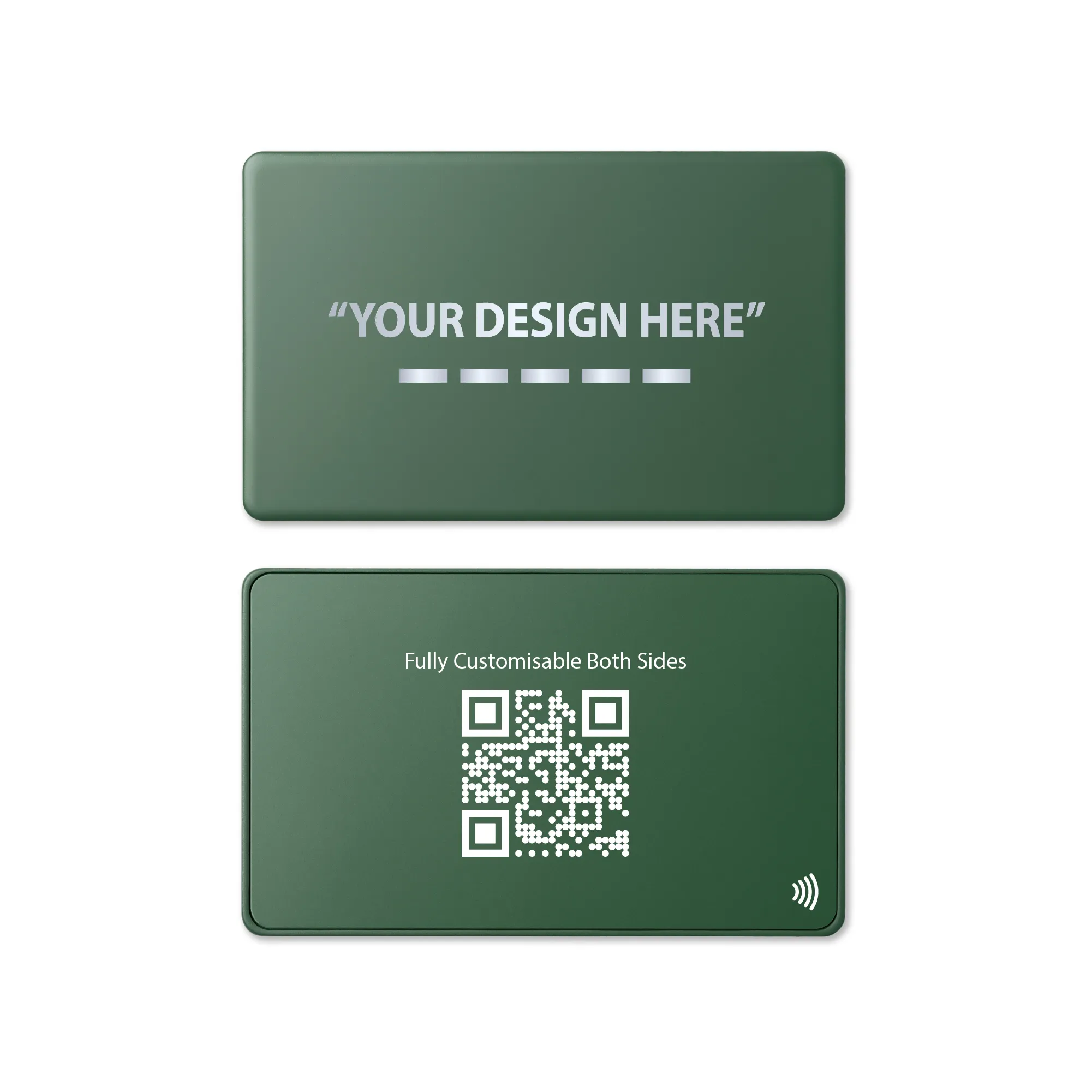 Metal Green Digital Business Card (Engraved) - Media 9