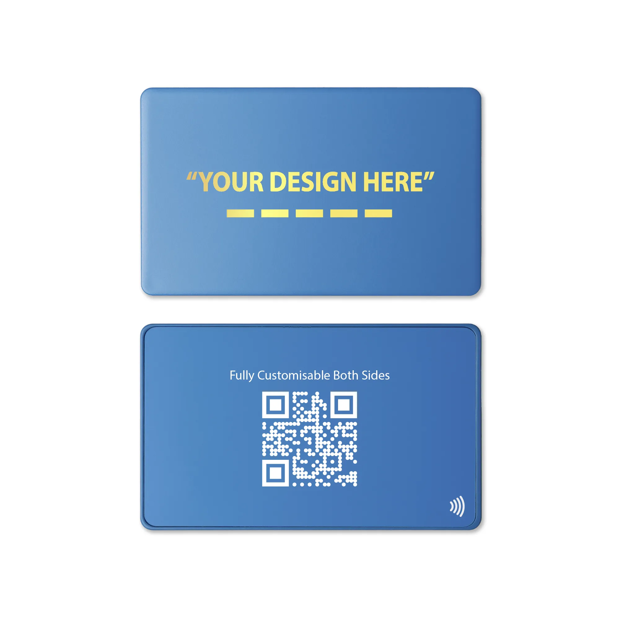 Metal Blue Digital Business Card