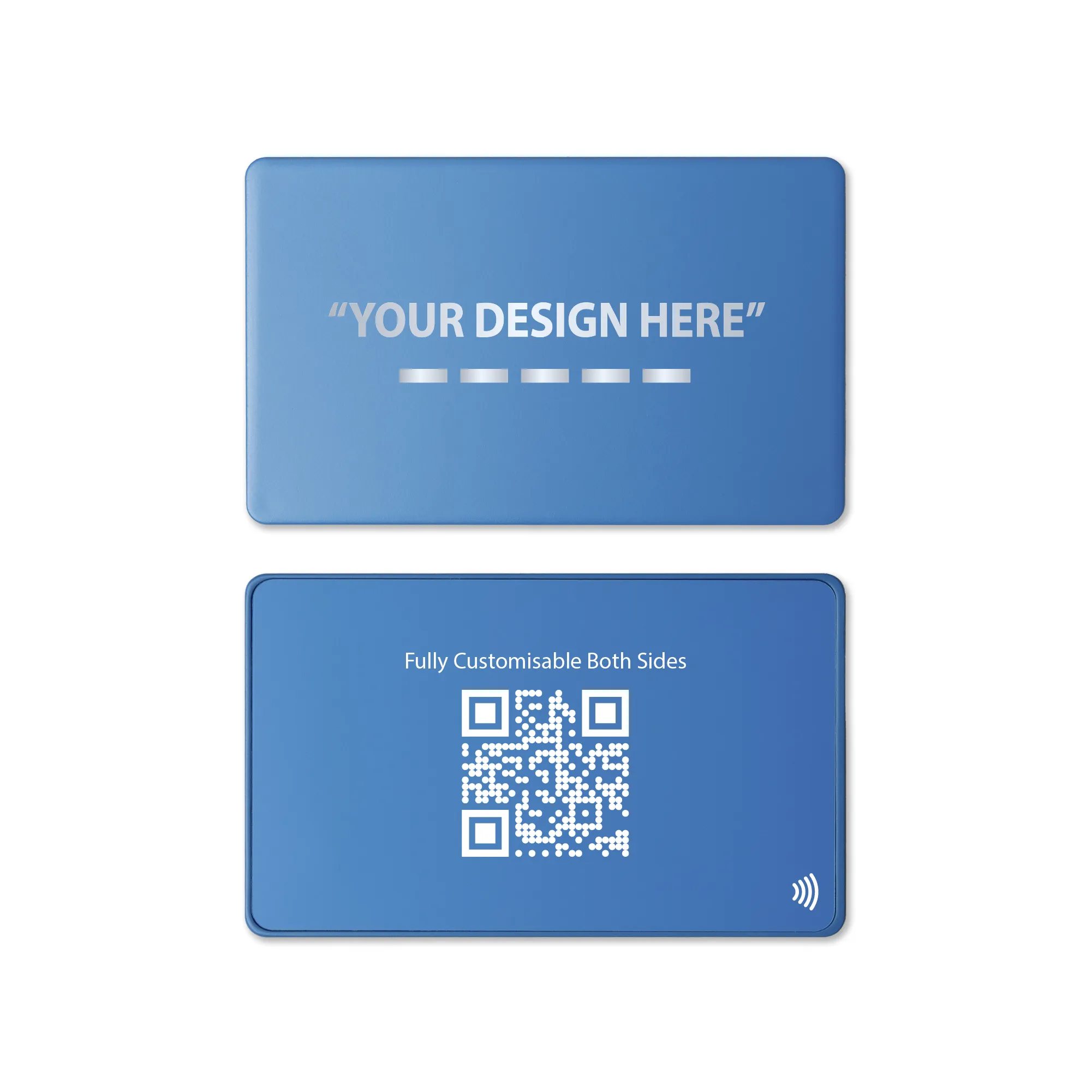 Metal Blue Digital Business Card - Media 7